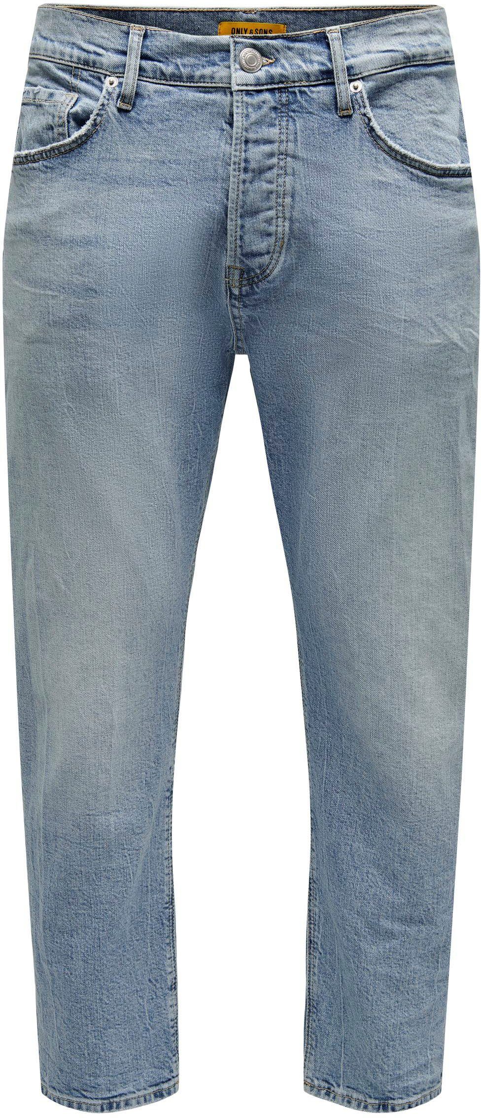 ONLY & SONS 5-Pocket-Jeans ONSAVI COMFORT L. BLUE 4934 JEANS NOOS light blue
