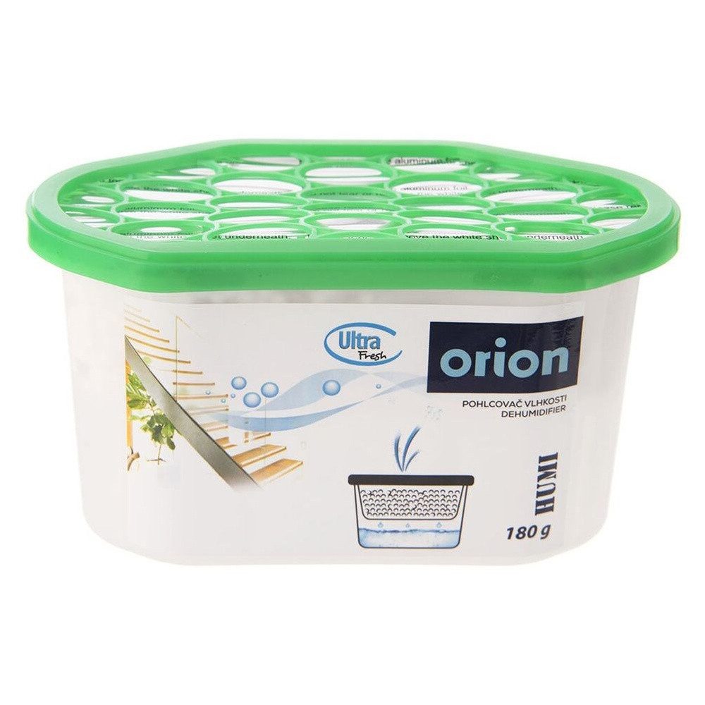 Orion Group Granulat-Luftentfeuchter ULTRA FRESH im Behälter mit neutralem Duft, für 20 m³ Räume, neutraler Duft, verhindert Schimmelbildung, 180g