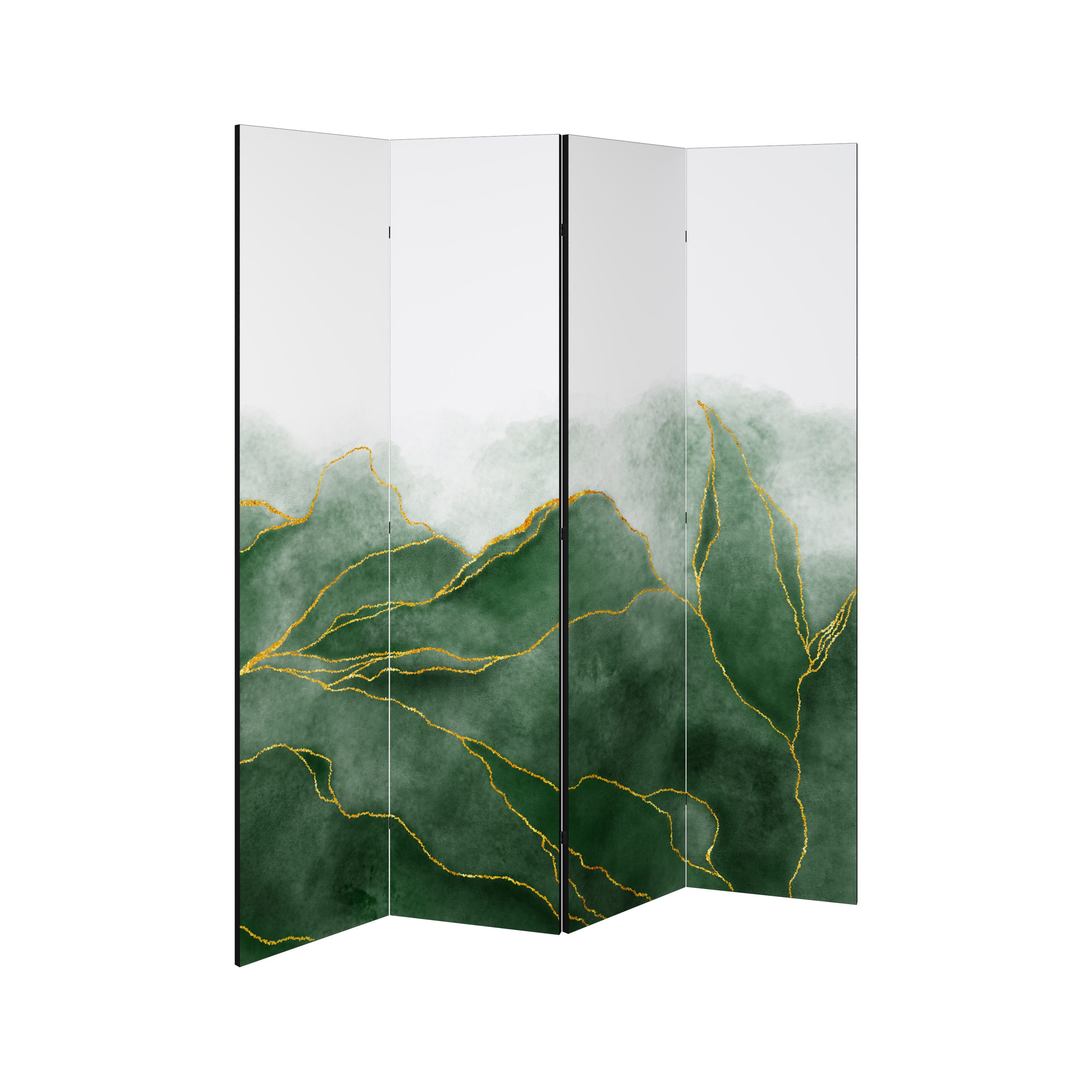 SPACEREBELS Paravent EXPENSIVE NATURE (4 St), Raumteiler 4-teilig, einseitig bedruckt, 152 x 168 cm