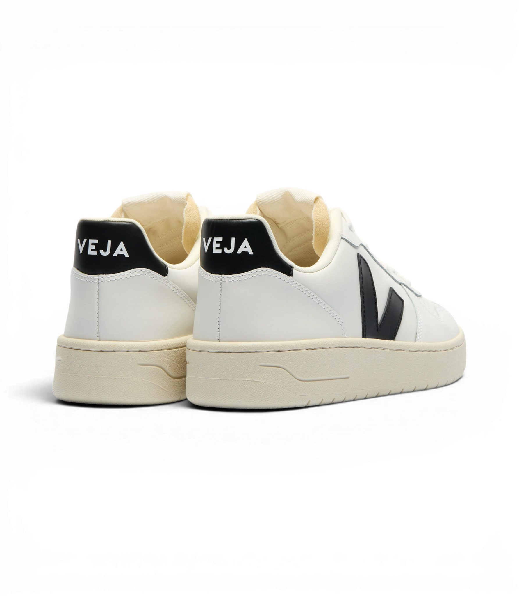 VEJA V-10 Prime (Leder) weiss/schwarz Sneaker