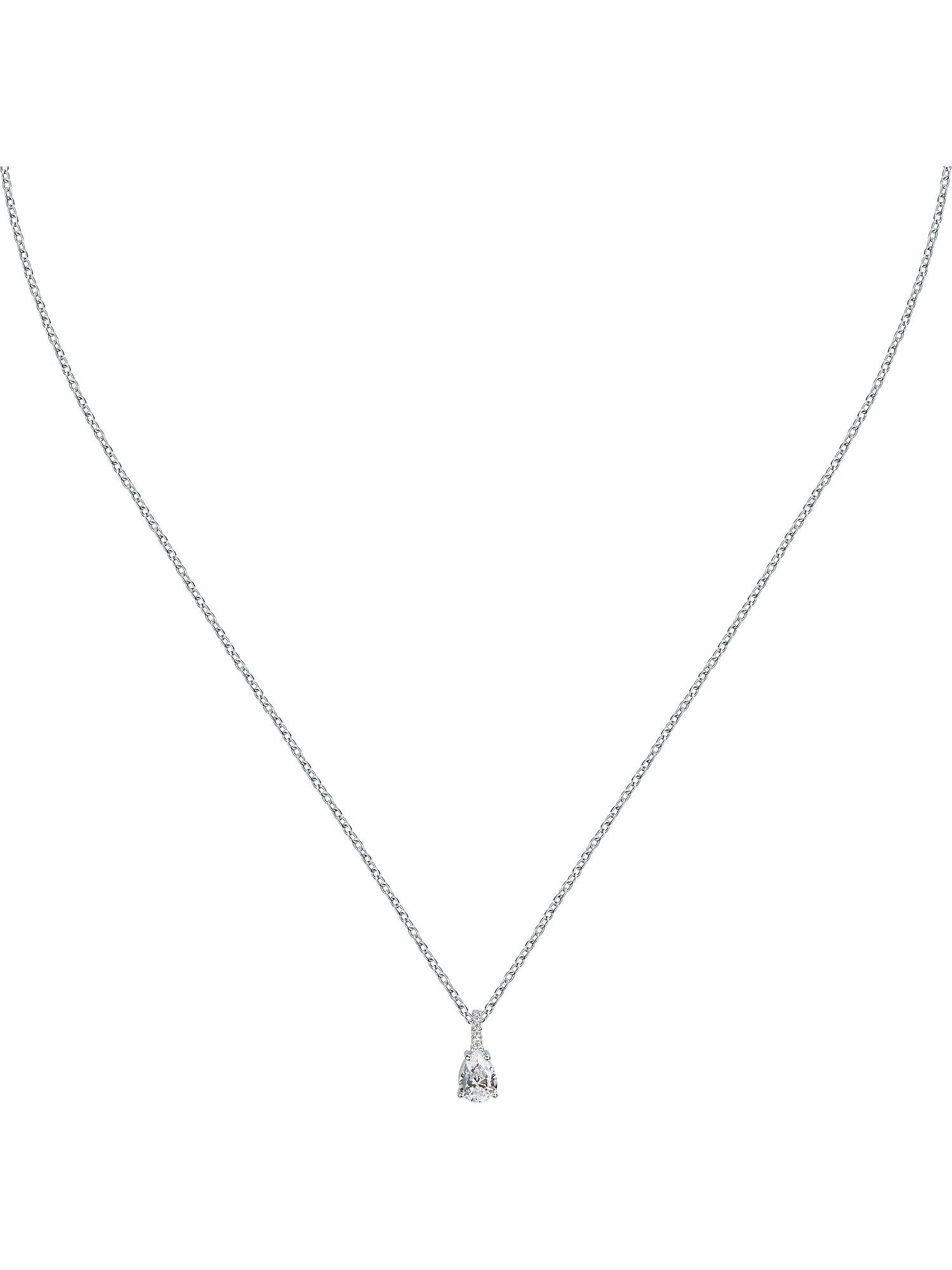 FAVS Silberkette FAVS Damen-Kette 925er Silber 1 Zirkonia günstig online kaufen