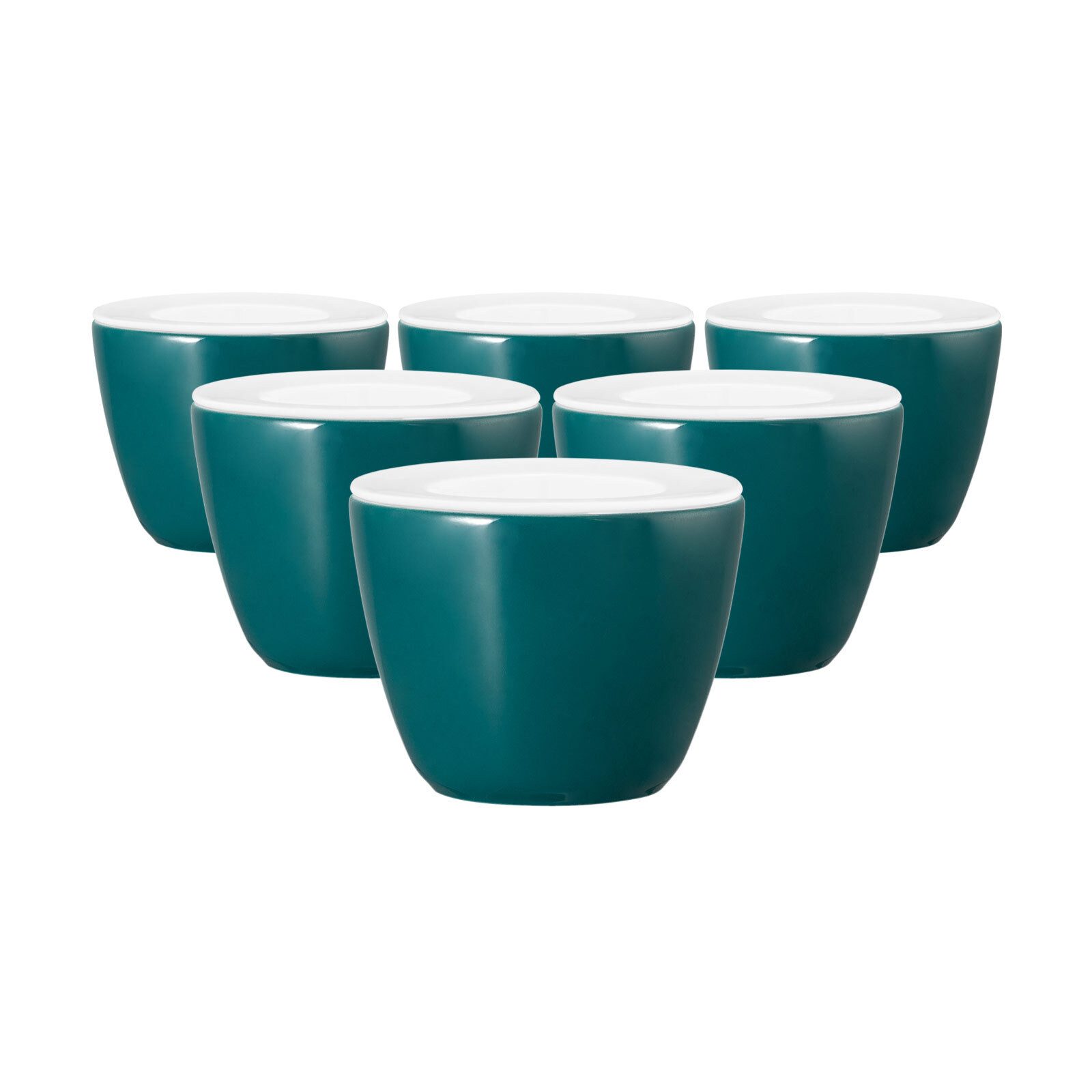 Seltmann Weiden Eierbecher Life Fashion Snack and Egg ø 6,8 cm 6er Set, (6er Set, 12-tlg., 6x Eierbecher)