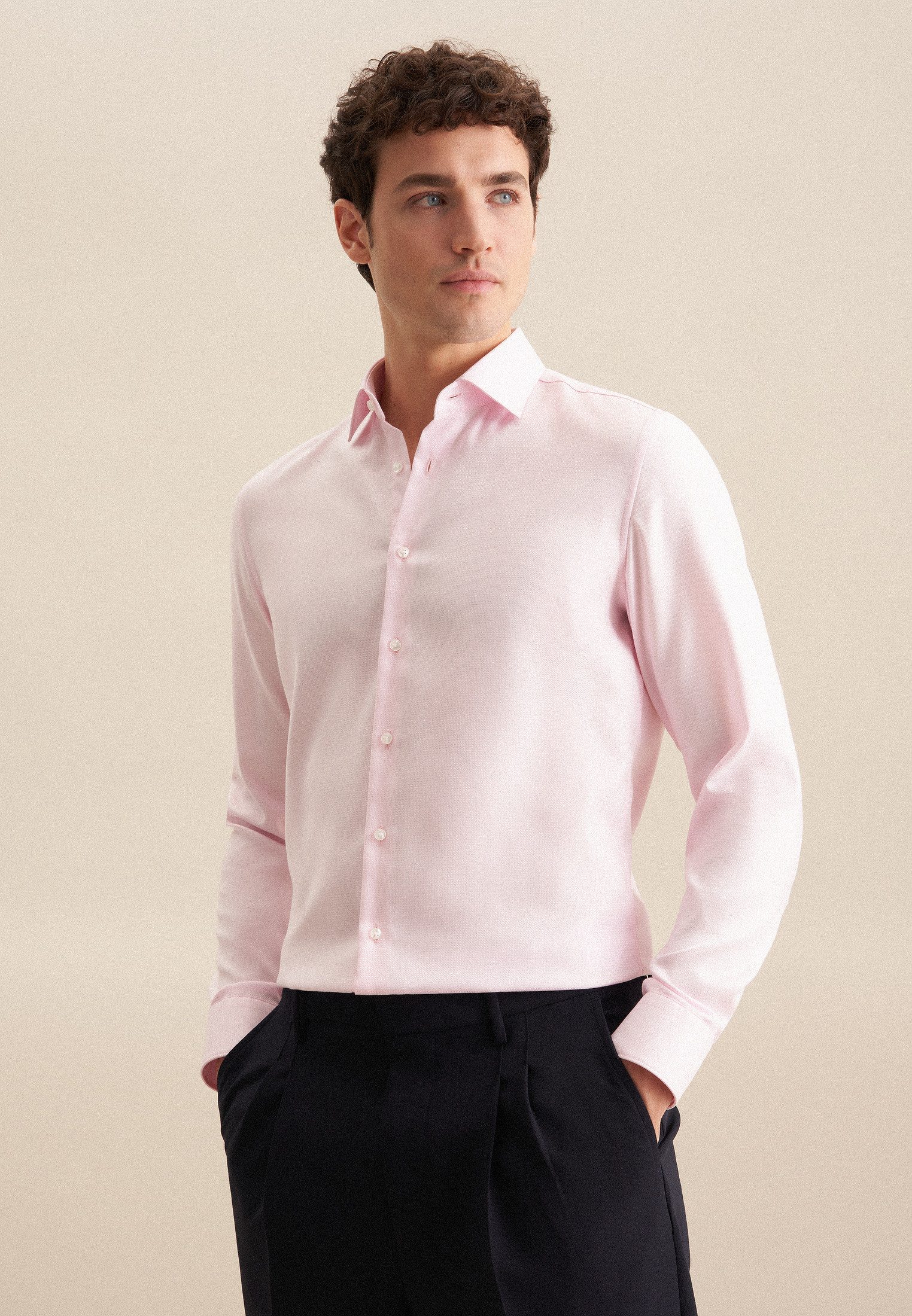 seidensticker Businesshemd Schwarze Rose Slim 1/1 günstig online kaufen