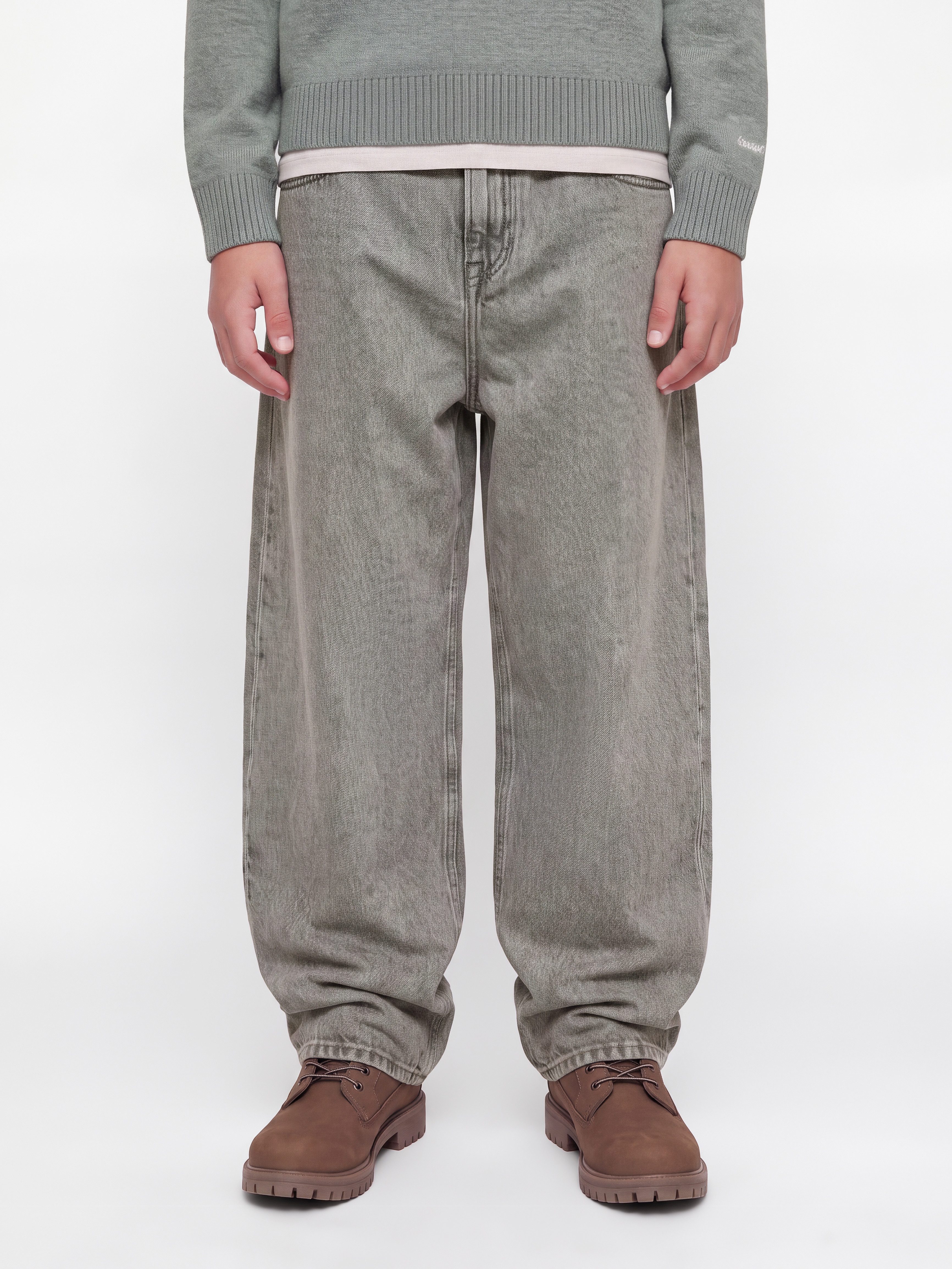 Jack & Jones Junior Weite Jeans JJIDAVE JJORIGINAL ST 351 SN JNR Baumwolle, weit geschnitten