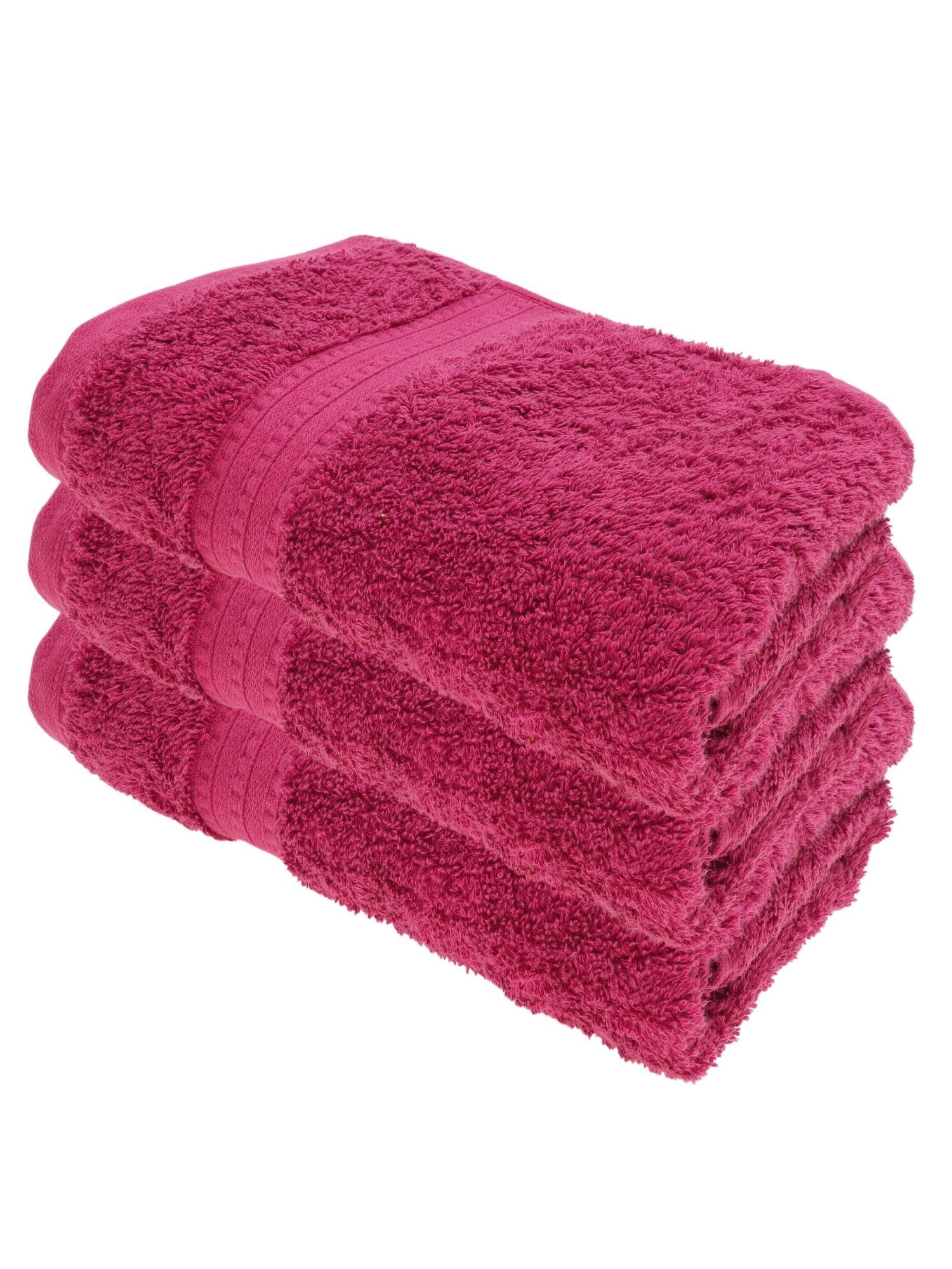 Julie Julsen Handtücher 3-Handtücher-Fuchsia, Bio-Baumwolle (3-St) günstig online kaufen