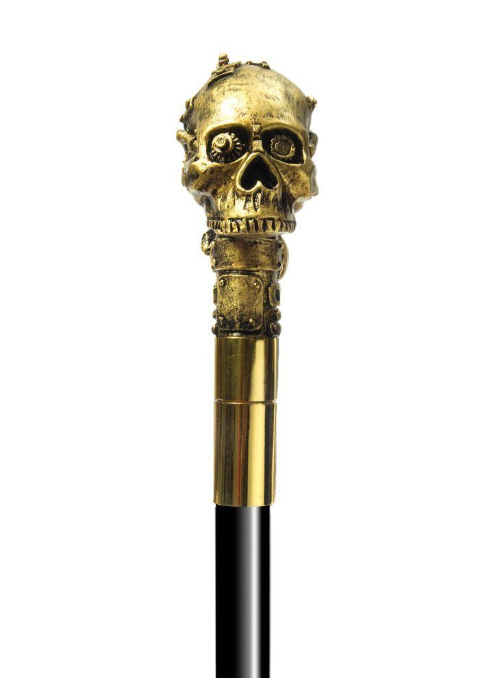 Kostüm Gehstock Totenkopf
