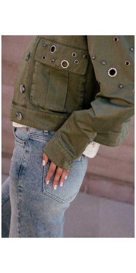 Freeman T. Porter Jeansjacke Vely Plain Damen Jeans Jacke - kurze Hemdjacke - Jacke Damen