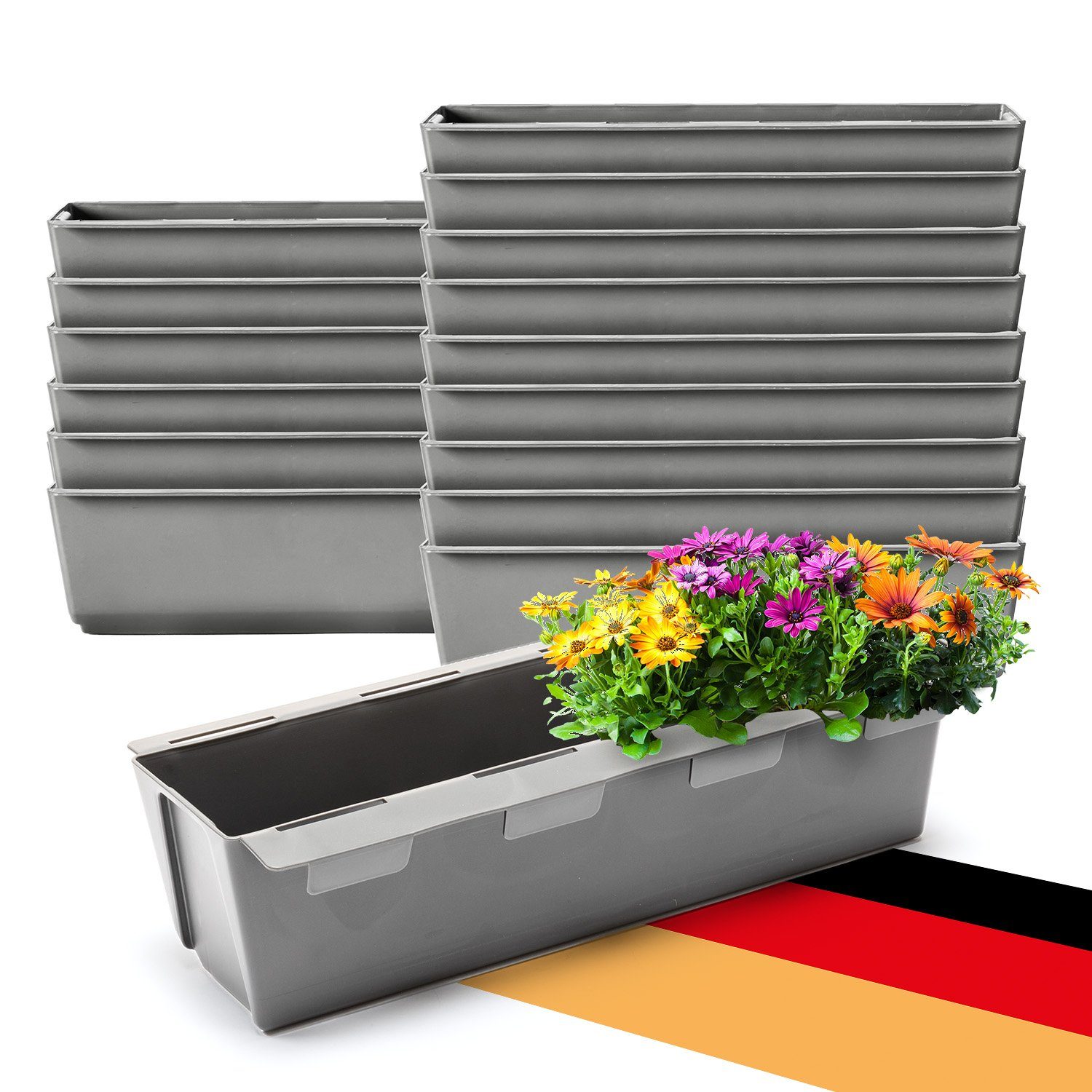 BigDean Blumenkasten Paletten-Einsatz zum Einhängen 37cm günstig online kaufen