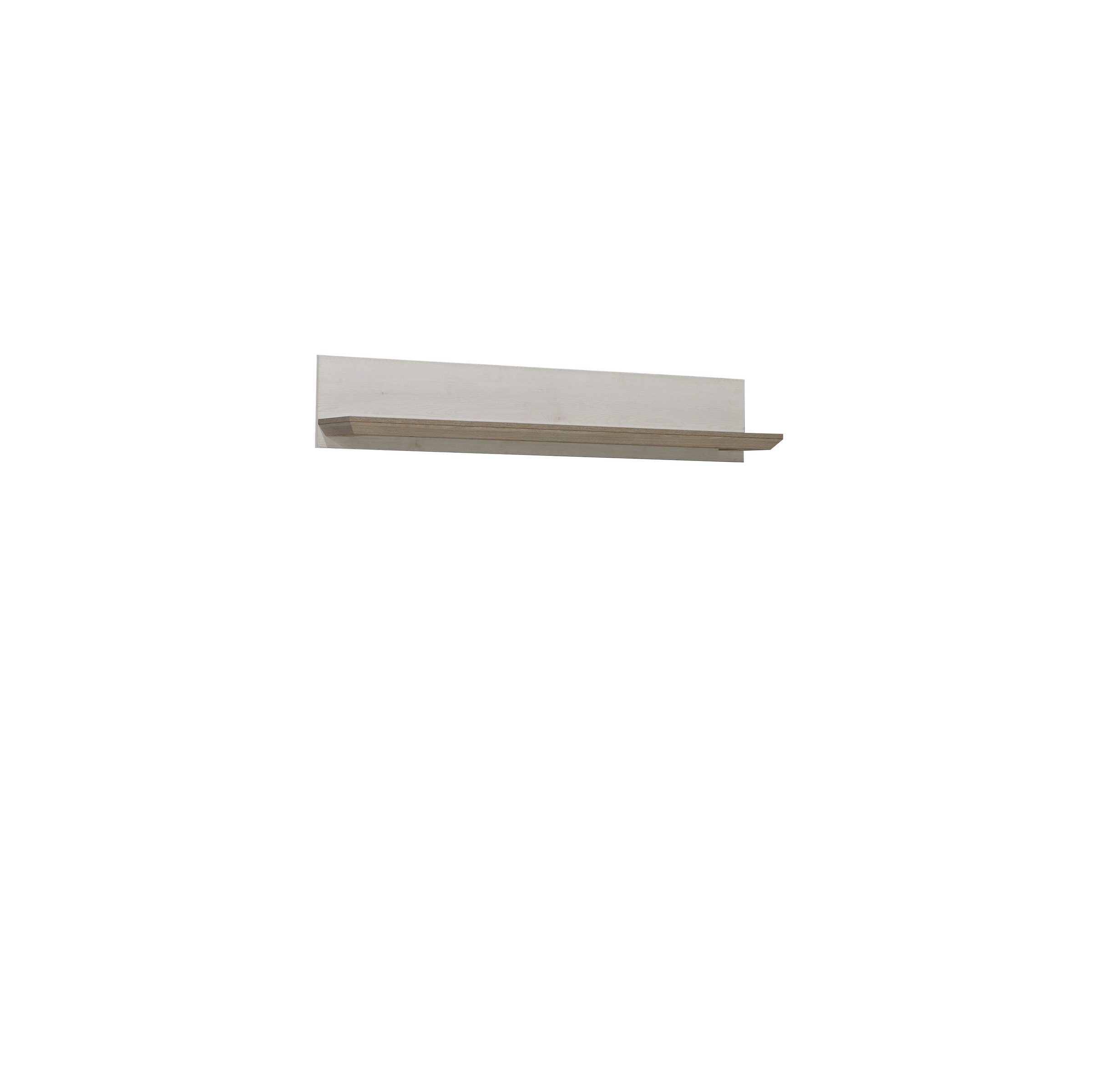 freiraum Wandboard ILOPPA, in Schnee / Nelson Eiche Dekor - 145x25,6x22,1cm (BxHxT)