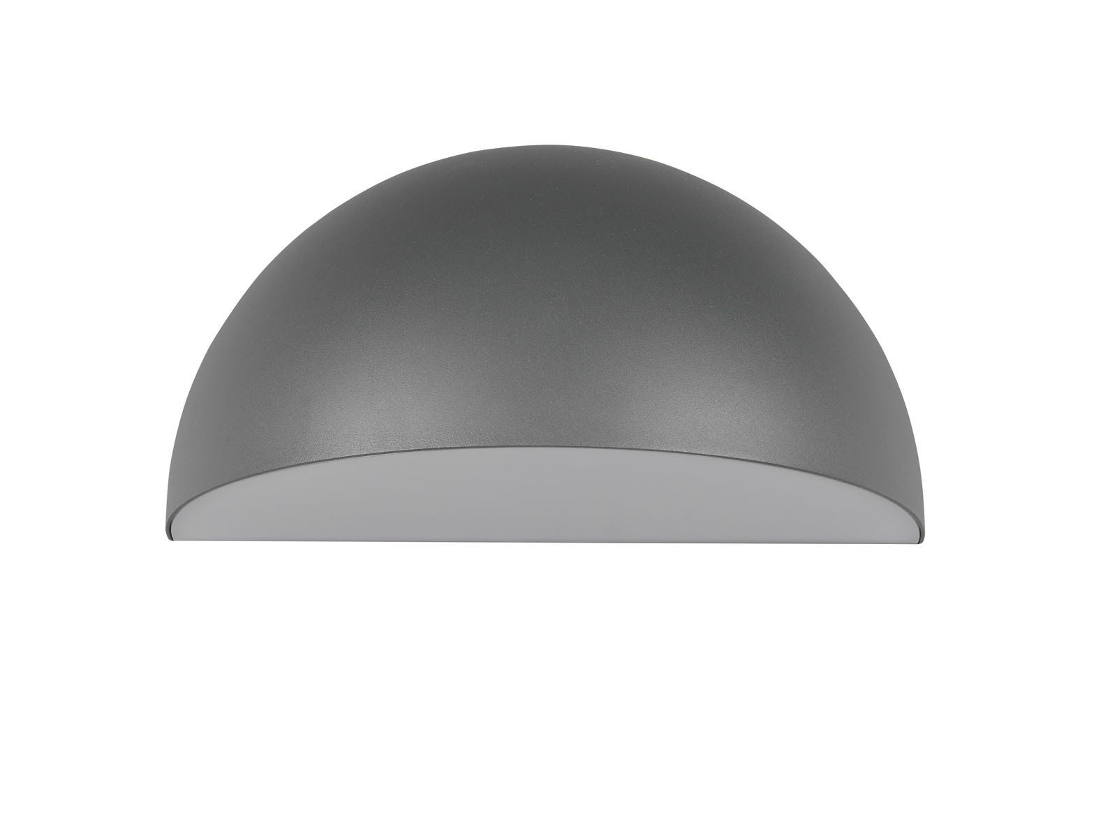 TRIO Leuchten LED Außen-Wandleuchte, LED wechselbar, Warmweiß, IP 44 Außenleuchte Anthrazit, Außen-Beleuchtung Haus-Wand, Breite 27cm