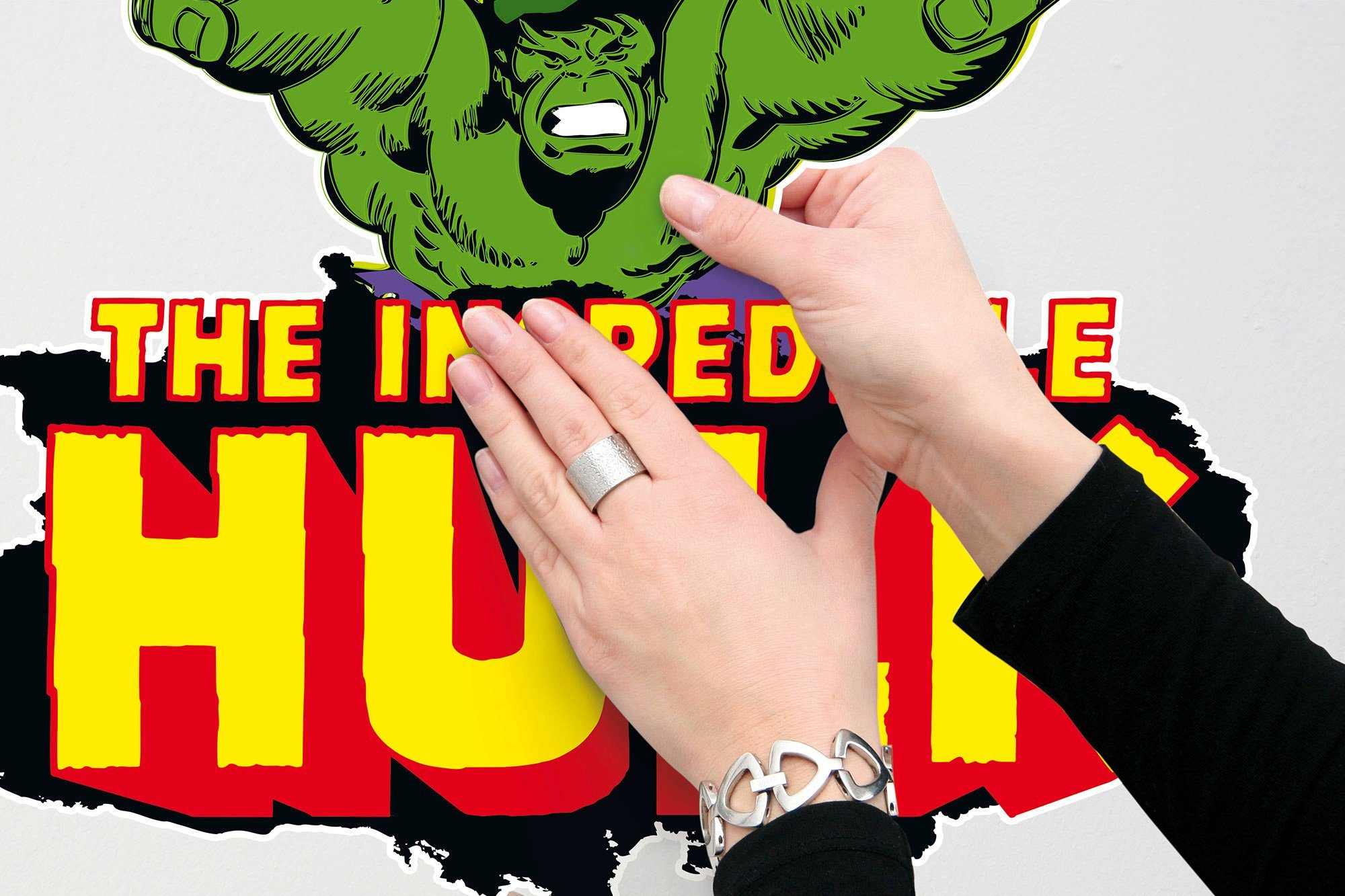 Wandtattoo cm x St), (1 Komar Classic (Breite Wandtattoo selbstklebendes 50x70 Höhe), Comic Hulk