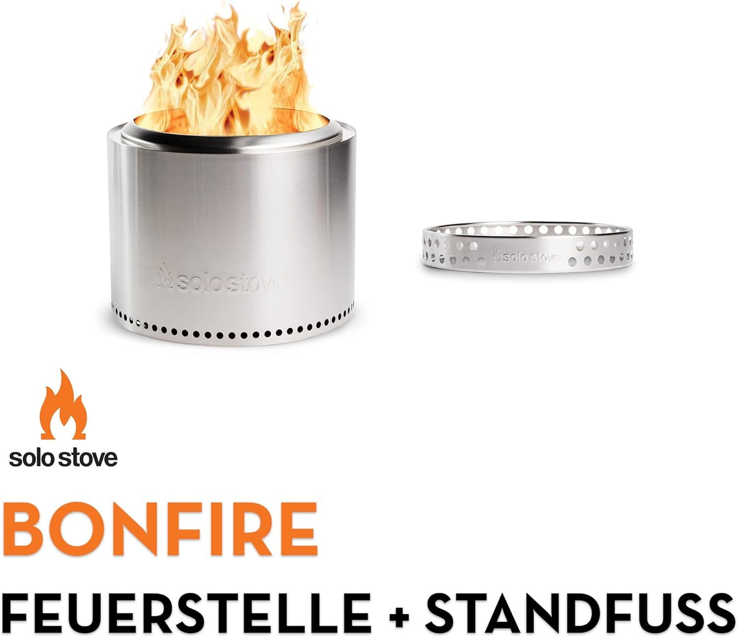 Solo Stove Gartenkamin Bonfire 1.0, Feuerschale, Outdoor Kamin aus Edelstah günstig online kaufen