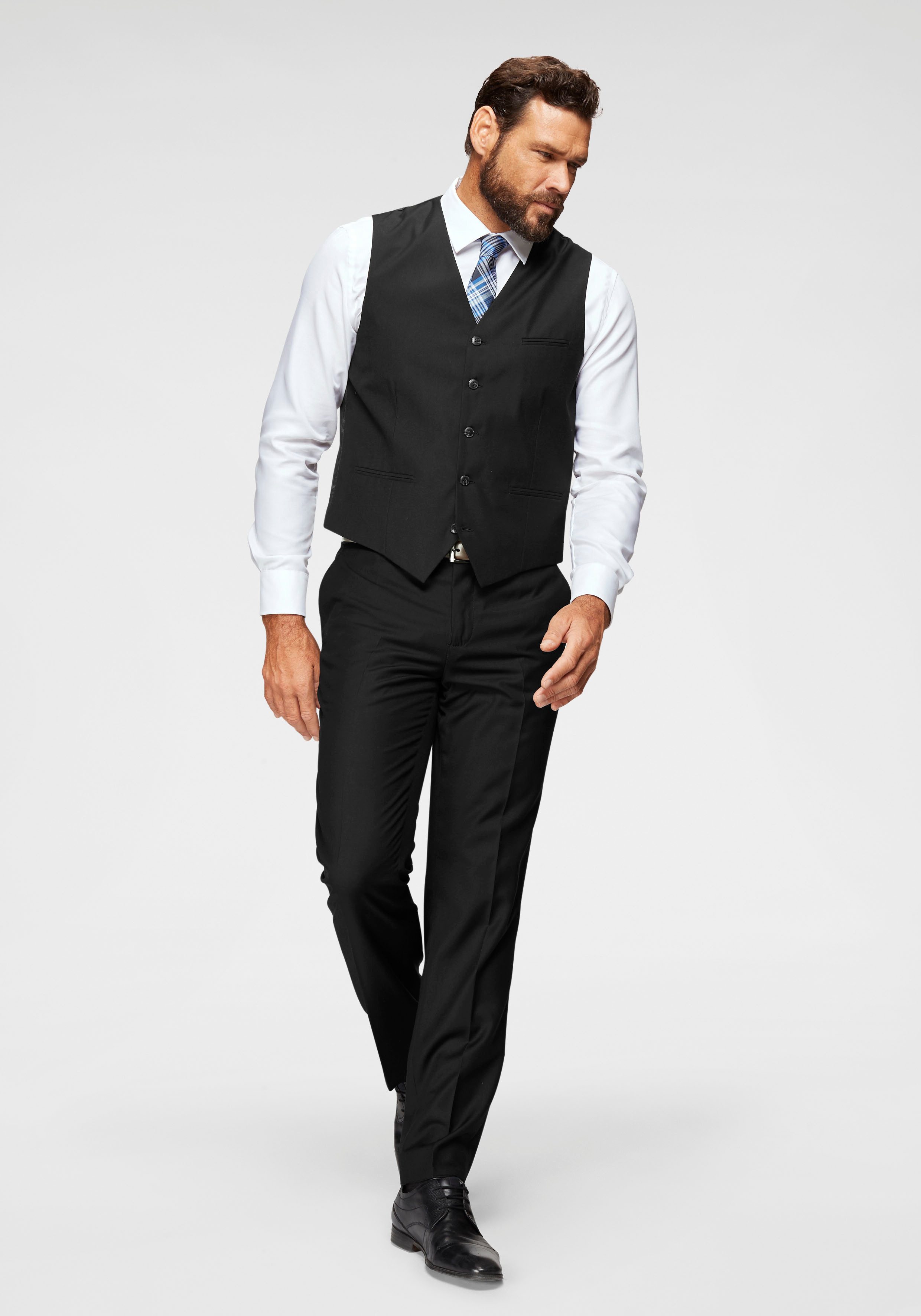 Man's World Anzugweste Man's World Baukastenweste MW3902 günstig online kaufen