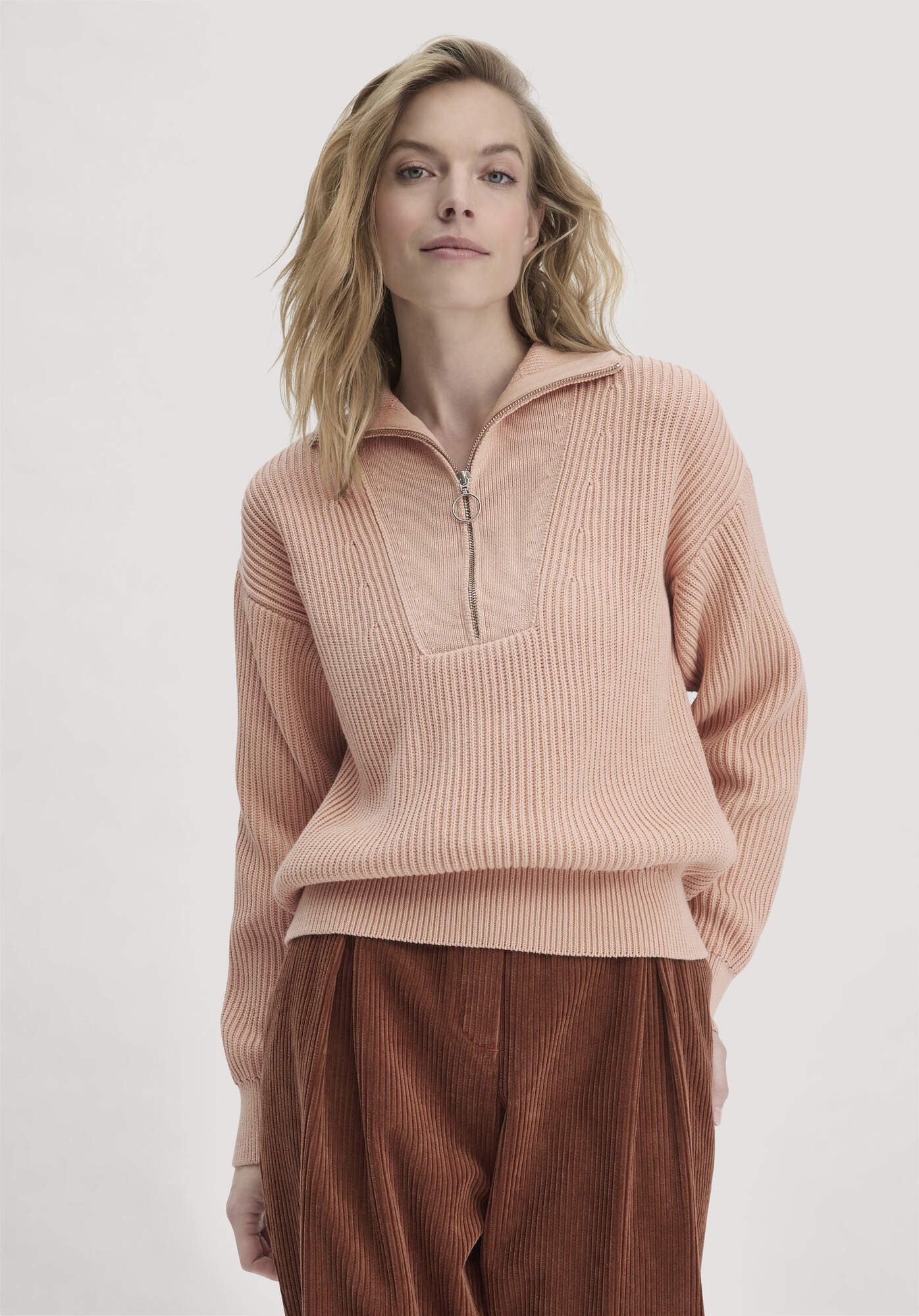 Hessnatur Strickpullover Relaxed aus reiner Bio-Baumwolle (1-tlg) günstig online kaufen