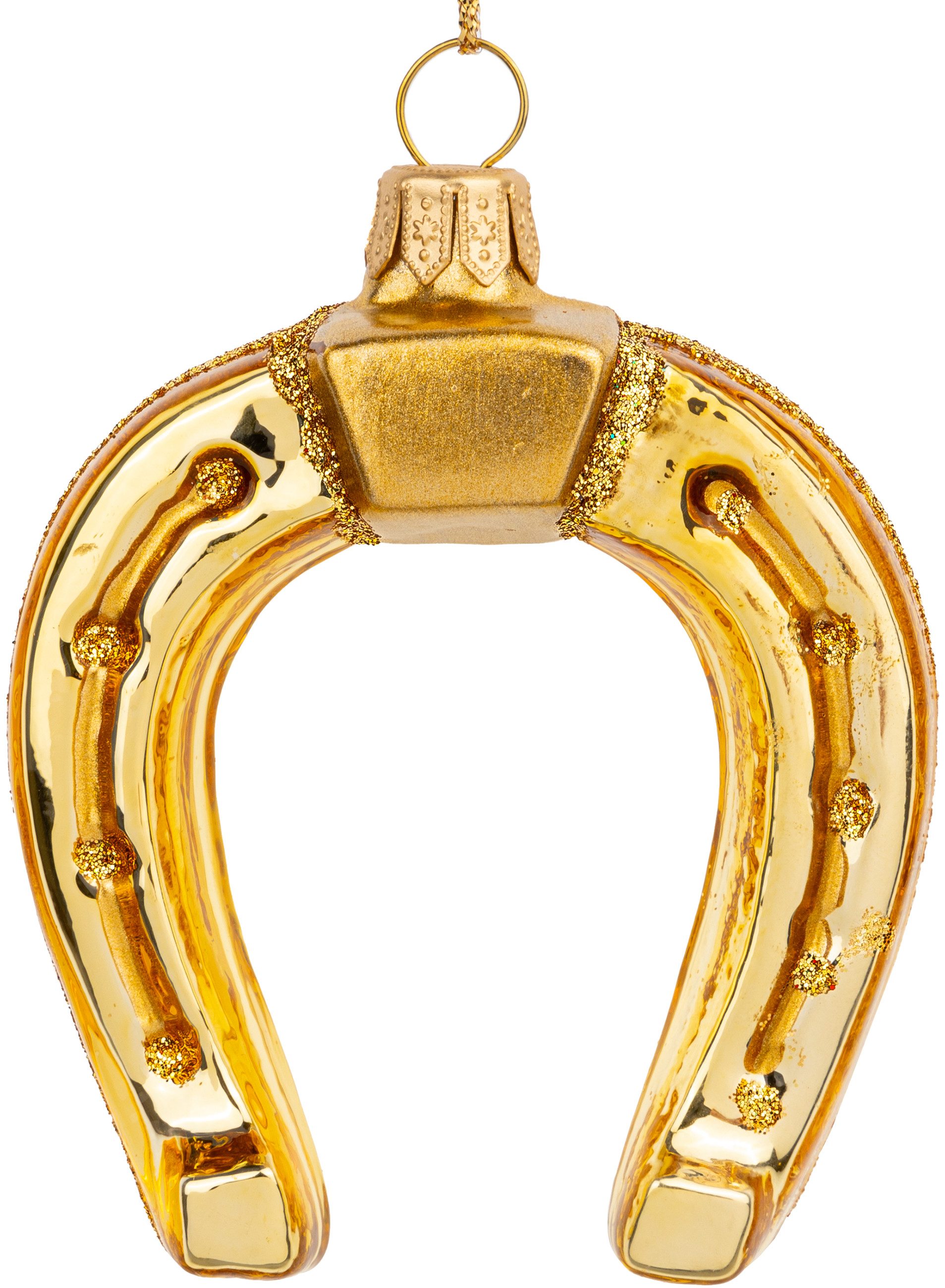 SIKORA Christbaumschmuck Hufeisen besondere Weihnachtskugel Glas Figur Anhä günstig online kaufen