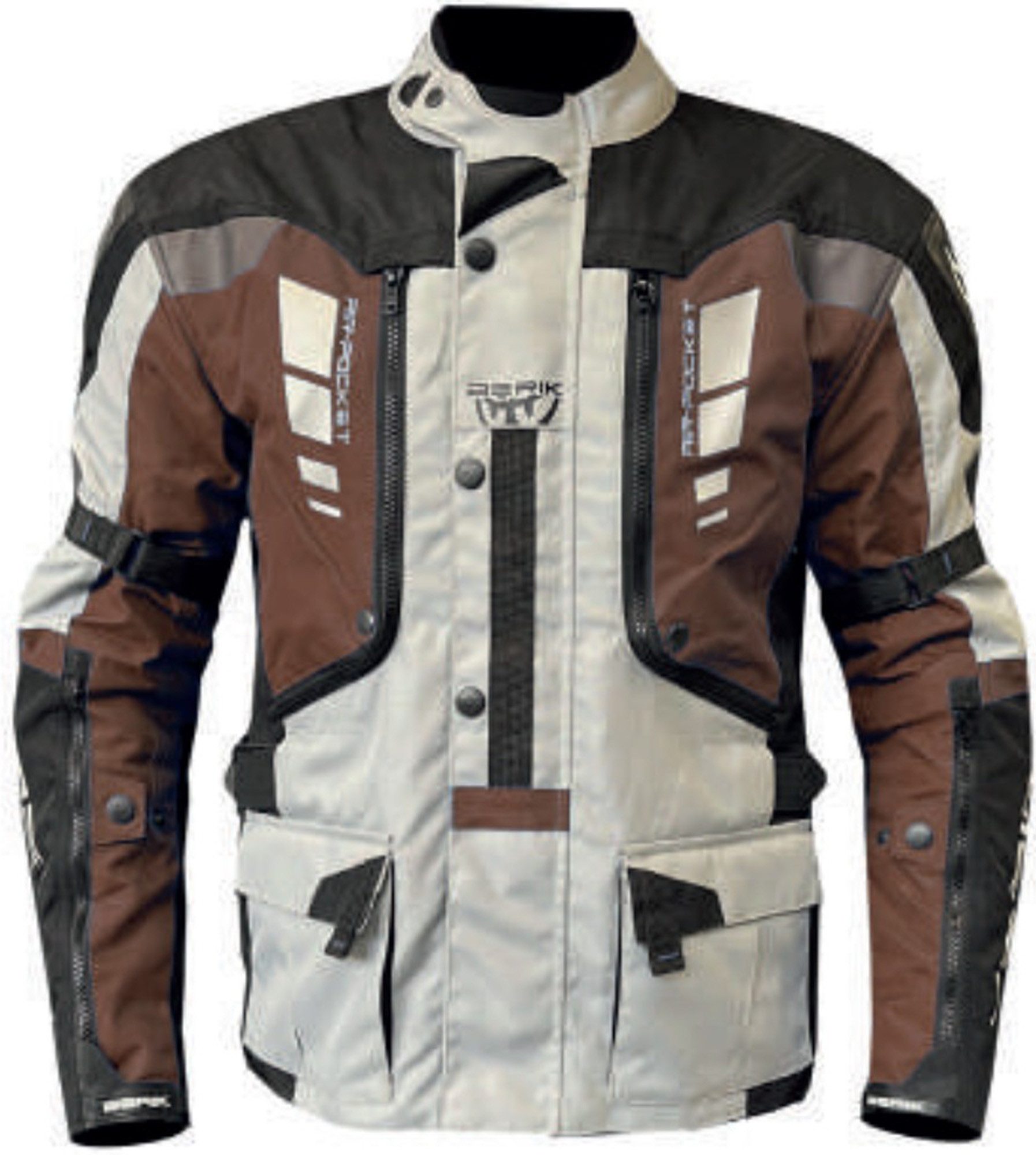 Berik Motorradjacke Ferpho wasserdichte Motorrad Textiljacke Verbindungsreißverschluss,Ellenbogenprotektoren enthalten,herausn