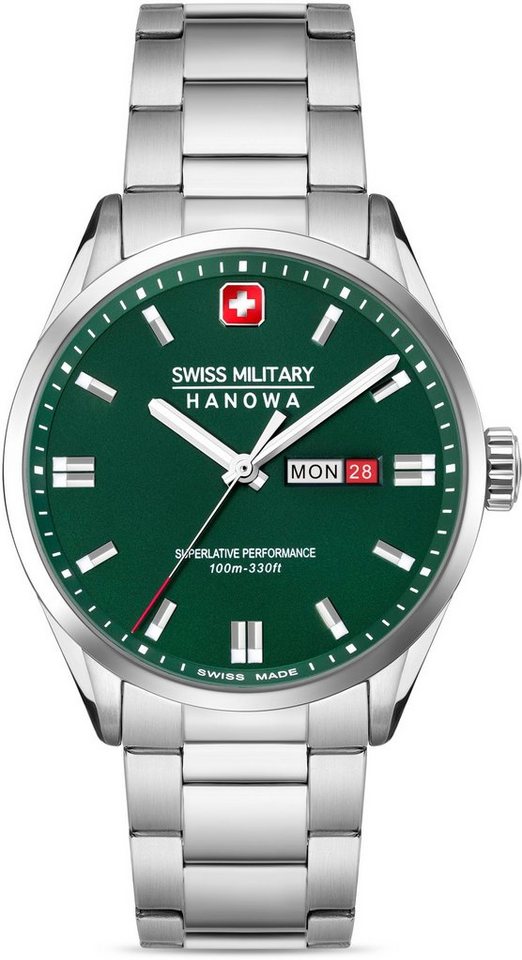 Swiss Military Hanowa Schweizer Uhr ROADRUNNER MAXED, SMWGH0001603, Gehäuse  aus Edelstahl, Gehäuse-Ø ca. 43 mm
