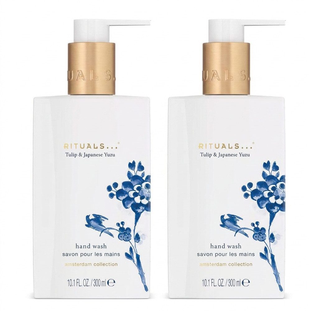 Rituals Flüssigseife Rituals Amsterdam Collection Handseife 2er Set, Praktisches 2er Set für gepflegte Hände im Vorrat