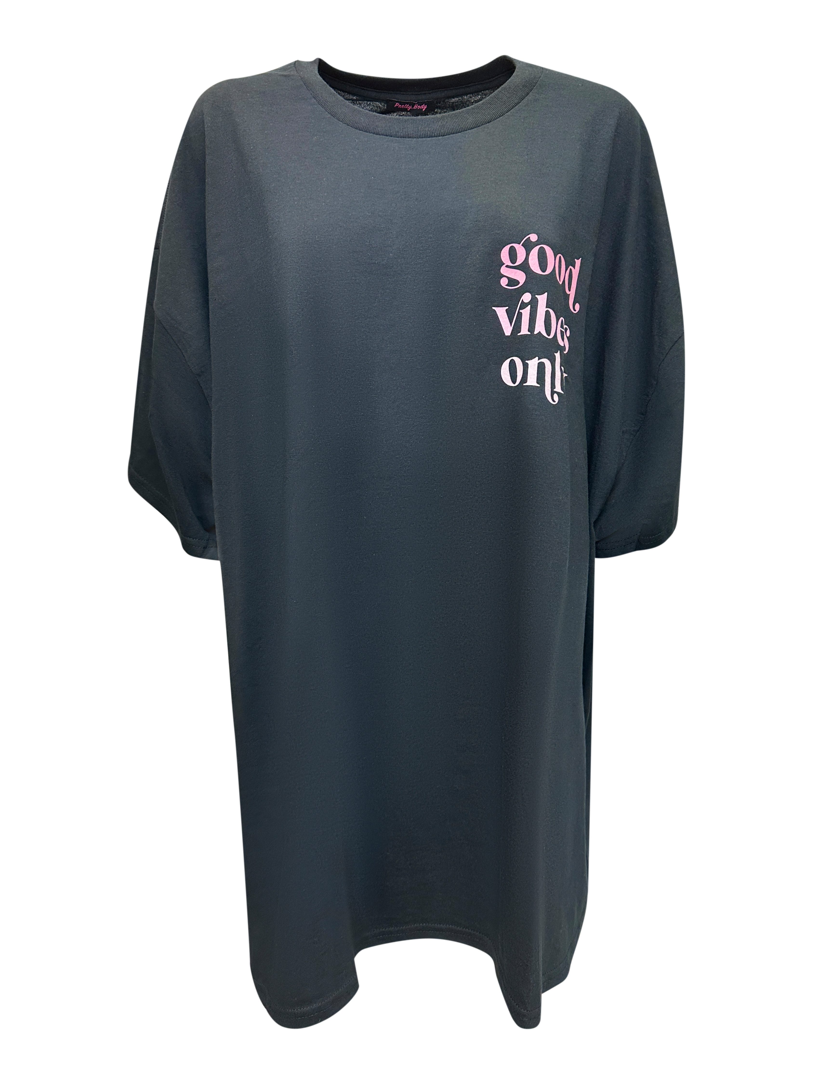 Worldclassca T-Shirt Worldclassca Oversized VIBES Print günstig online kaufen