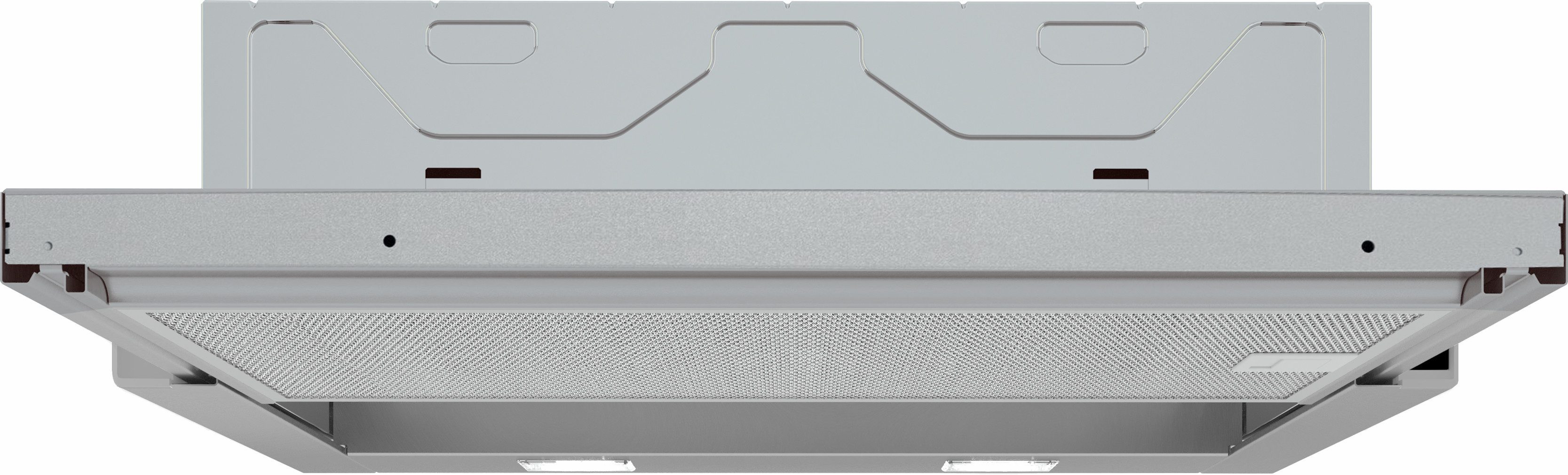 BOSCH Flachschirmhaube DFL063W57 Serie Serie 2 DFL063W57, Helle LED-Beleuchtung & einfach zu reinigender Metall-Fettfilter