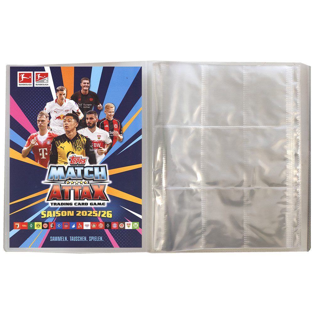 Topps Sammelkarte Topps Match Attax Bundesliga 2025/26 - 1 Leere Sammelmappe