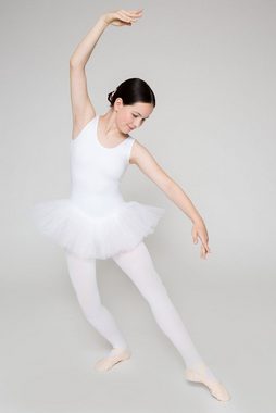 tanzmuster Tüllkleid Ballett Tutu Anabelle für Mädchen Ballettkleid aus weicher Baumwolle, ärmellos