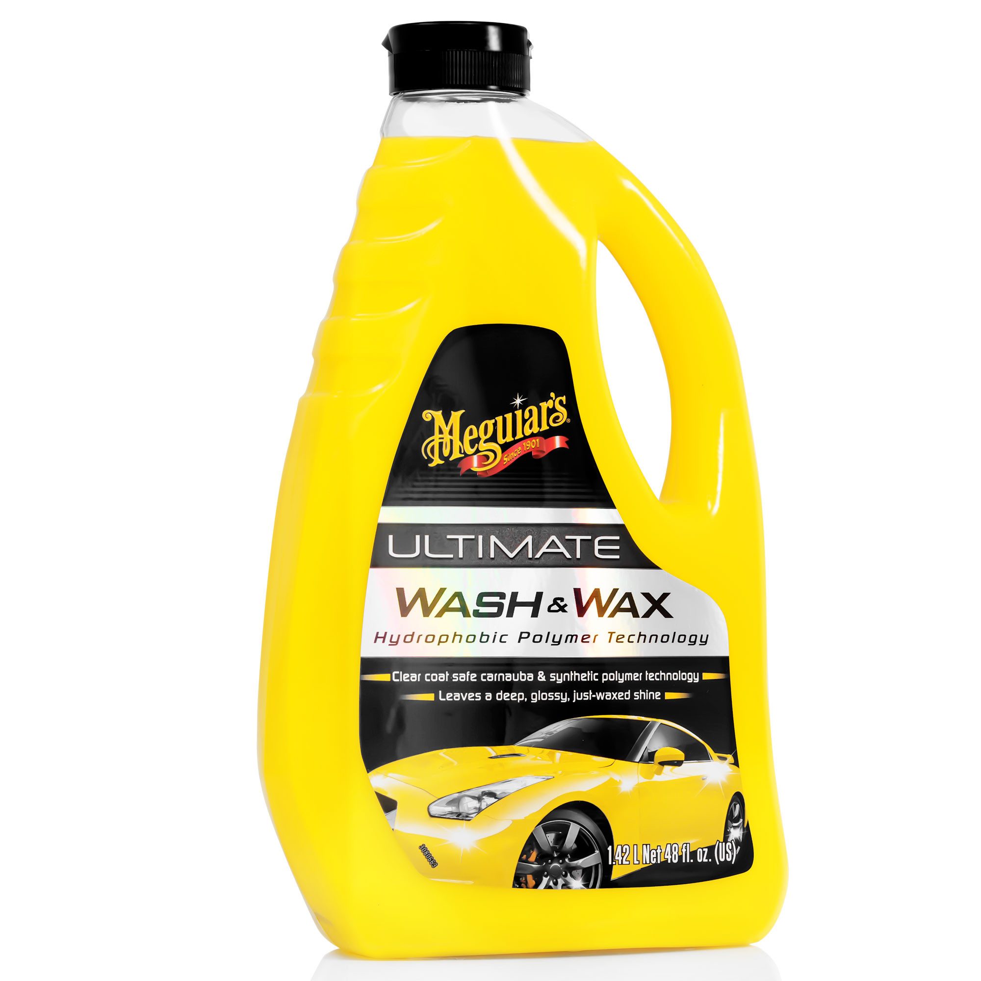 detailmate Auto Waschhandschuh Waschset - Garage Freaks + Autoshampoo Meguiars Auto-Reinigungsmittel (Autowäsche - Reinigungs Set - Mikrofaser - Auto Reinigung)