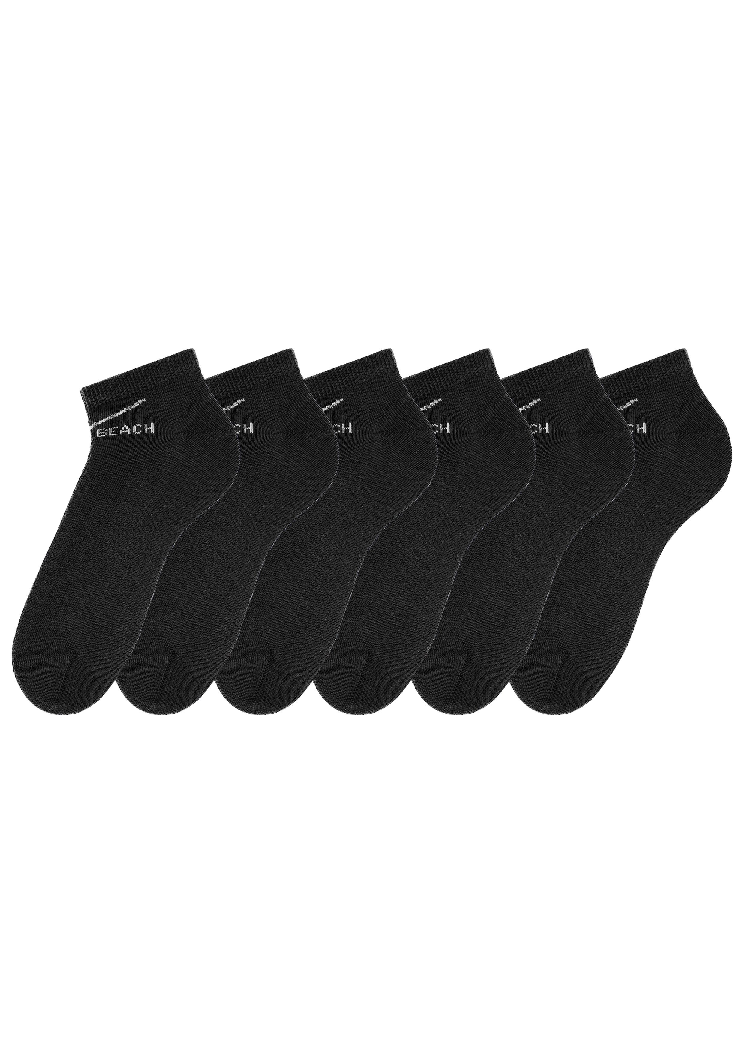 Venice Beach Sneakersocken Damen Kinder Sportsocken, Laufsocken, Kurzsocken (Packung, 6-Paar, Gr. 31-34 bis 39-42) perfekte Passform durch LYCRA-Anteil – Bild 4 von 5