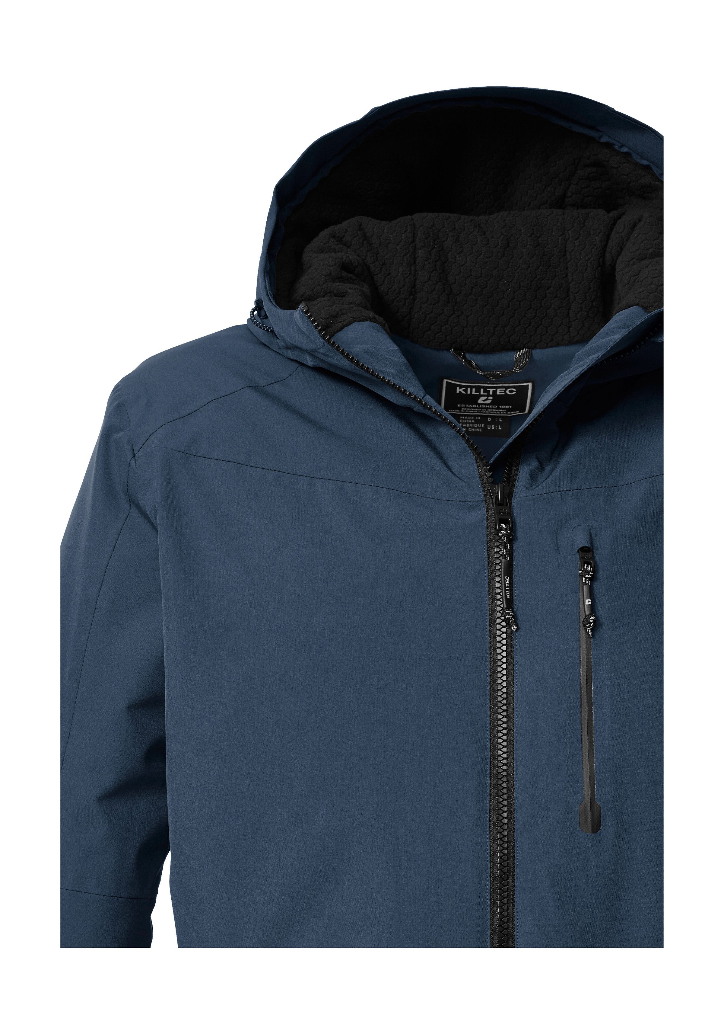 Killtec Funktionsjacke KOW 81 MN JCKT Wasser- und winddichte Herrenjacke mit verstellbarer Kapuze – Bild 3 von 5