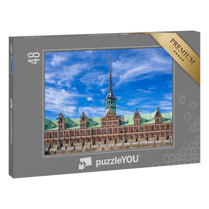 puzzleYOU Puzzle Alte Börse von Kopenhagen Dänemark 48 Puzzleteile puzzleYOU-Kollektionen Skandinavien