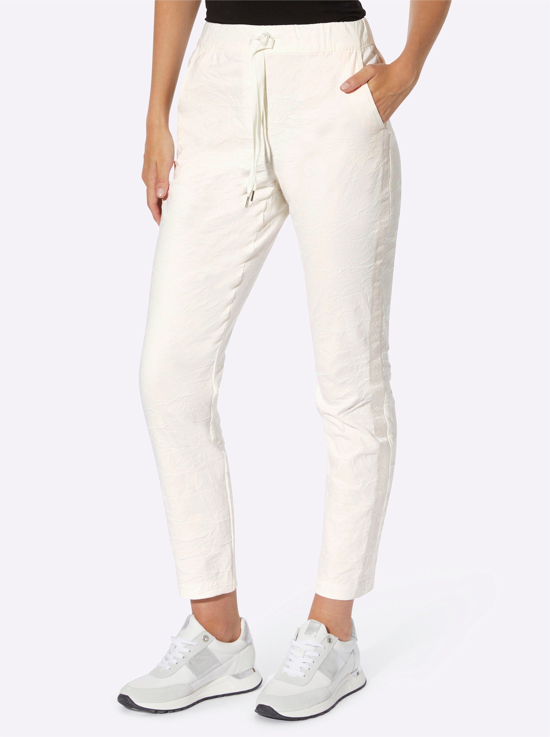 heine Jerseyhose Röhrenhose Innenbeinlänge ca. 71 günstig online kaufen