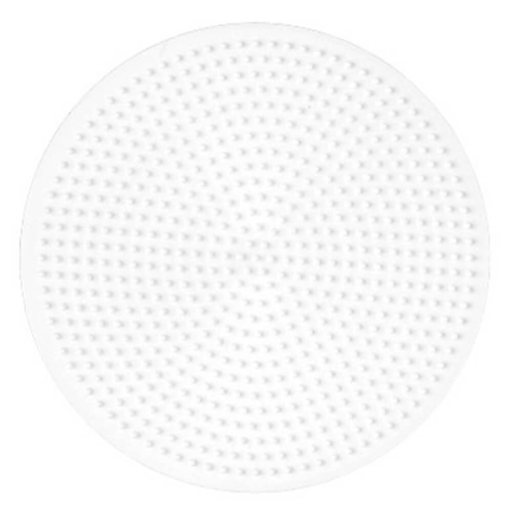 Bügelperlen Hama Midi-Stiftplatte gr. Kreis, weiß