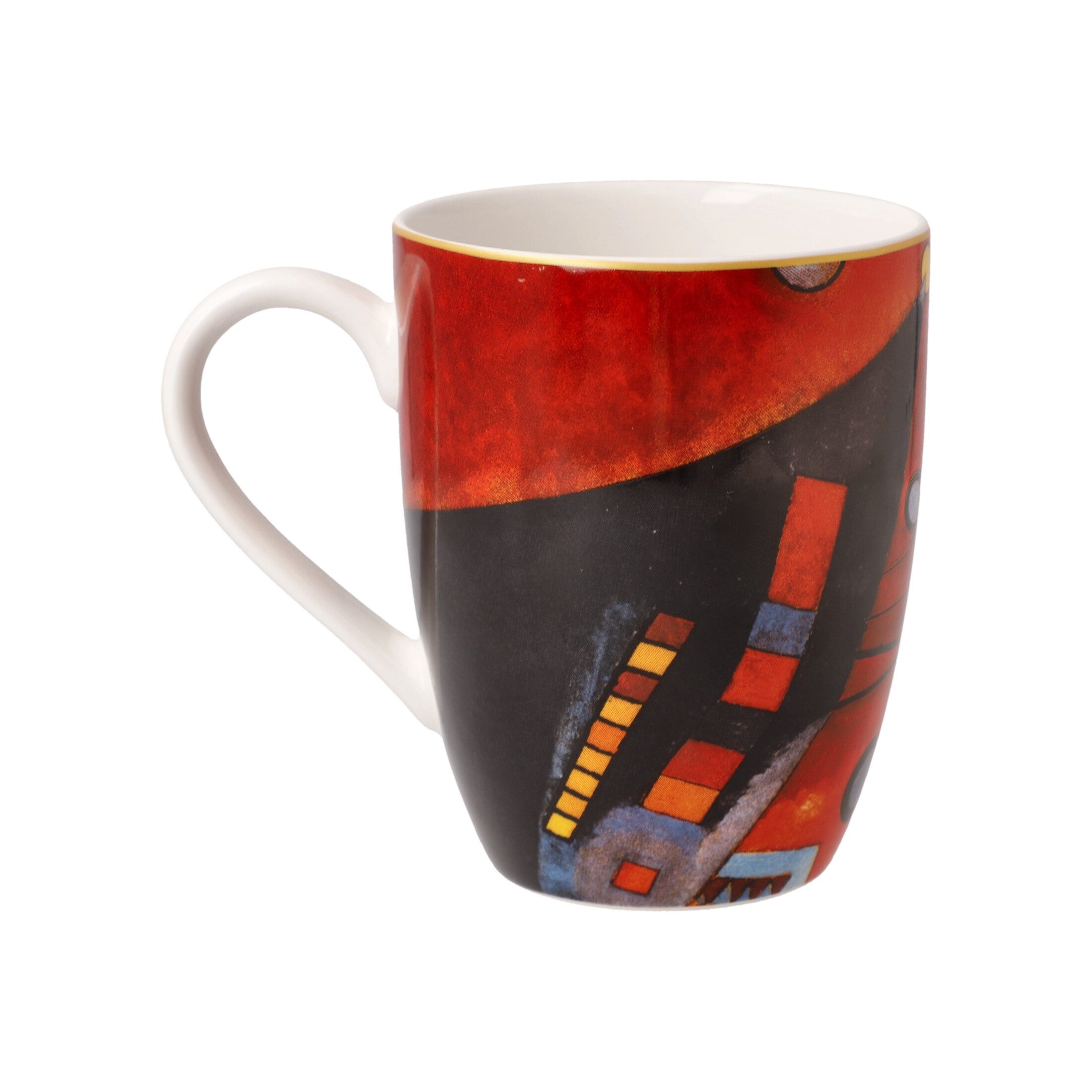 Goebel Tasse Artis Orbis, Porzellan, Spülmaschinengeeignet, Rot, Schweres Rot, H: 11cm