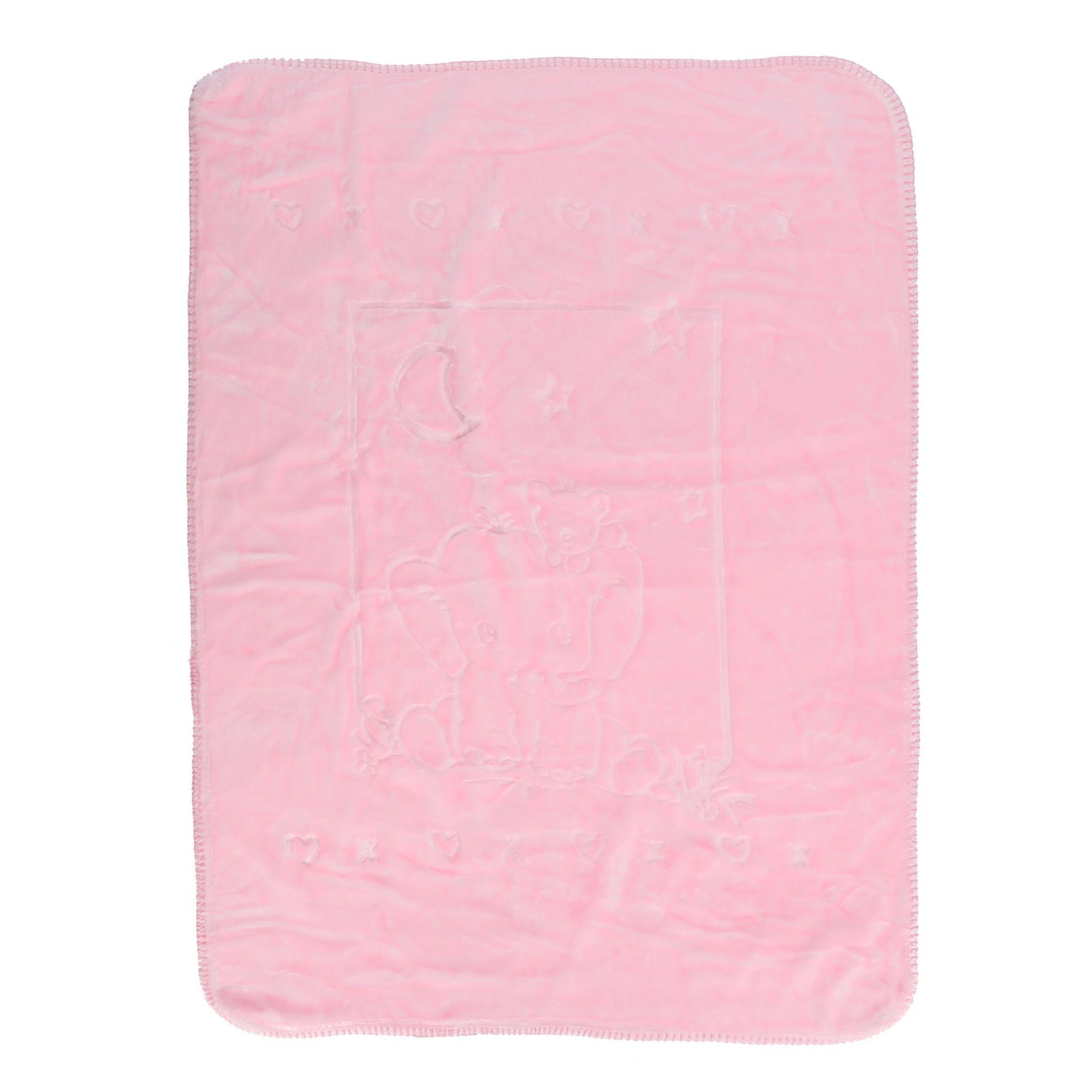 Babydecke Babytuch Wohn- und Kuscheldecken für babys Babydecken, cofi1453 Pink