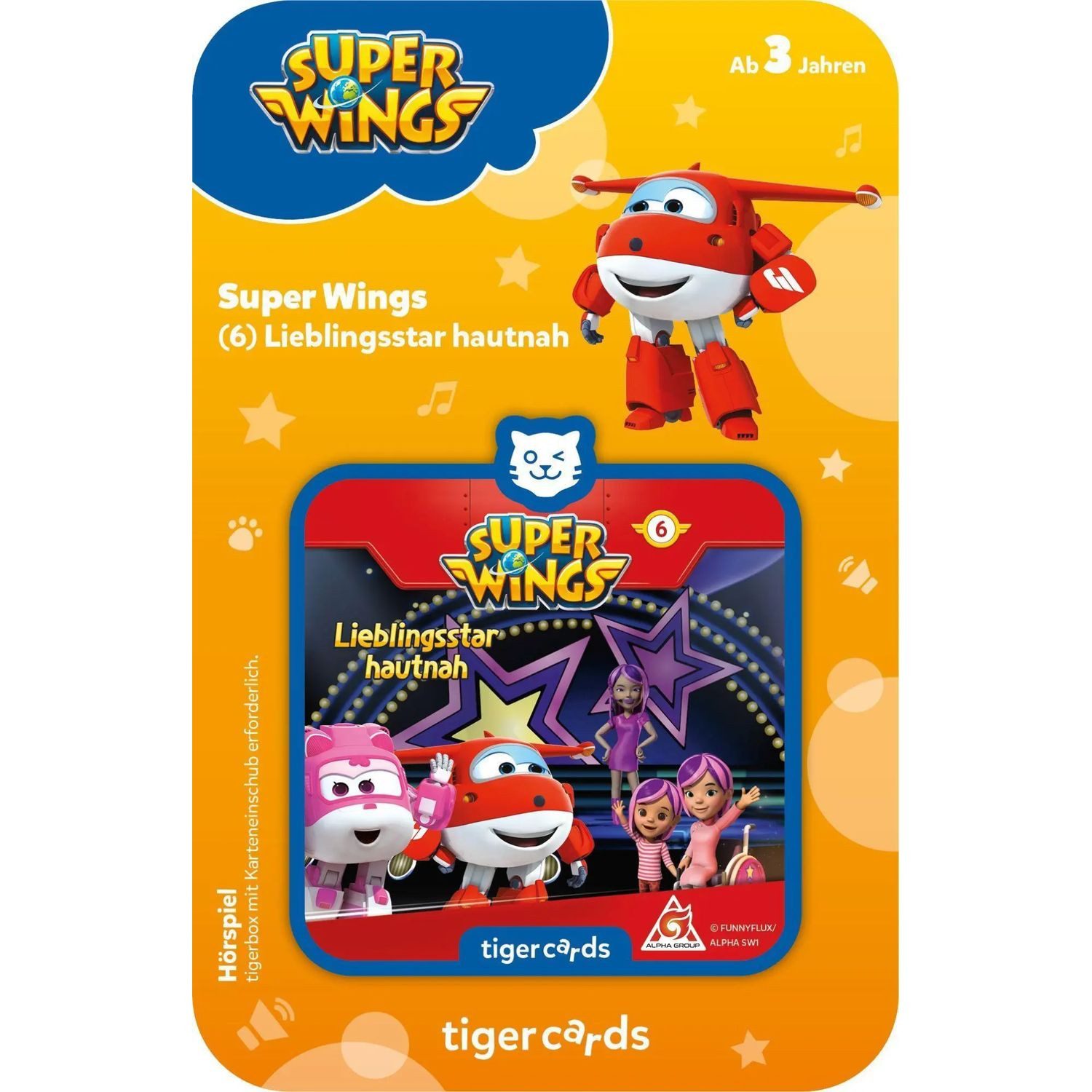 Tiger Media Deutschland GmbH Hörspiel tigercard - Super Wings - 6 - Lieblingsstar hautnah