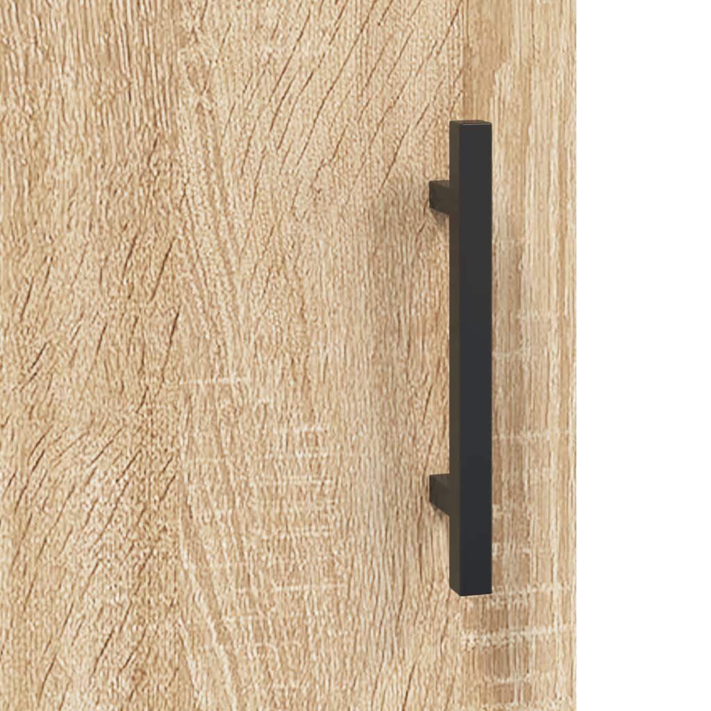 (1-St) Wandschrank Fächerschrank vidaXL Sonoma Sonoma-Eiche Eiche 60x31x70 cm Holzwerkstoff