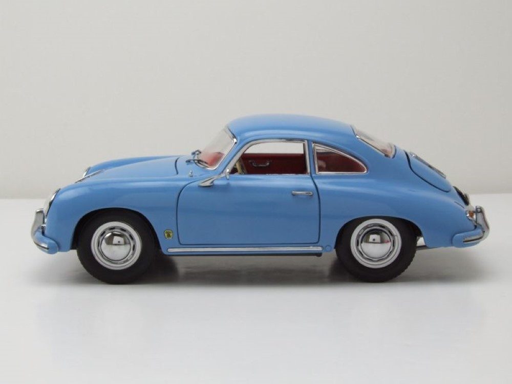 Sun Star Modellauto Porsche 356 A 1500 GS Carrera GT 1957 aquamarine blau, Maßstab 1:18