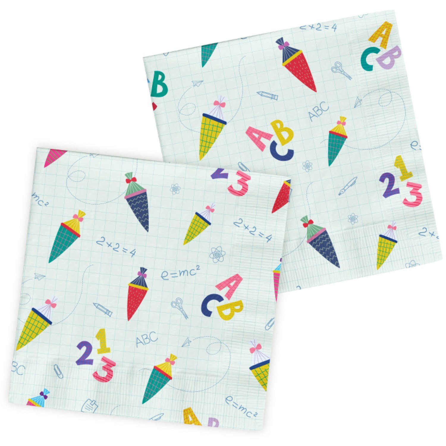 Folat Papierserviette Servietten Schulanfang 33x33cm - 20 Stück