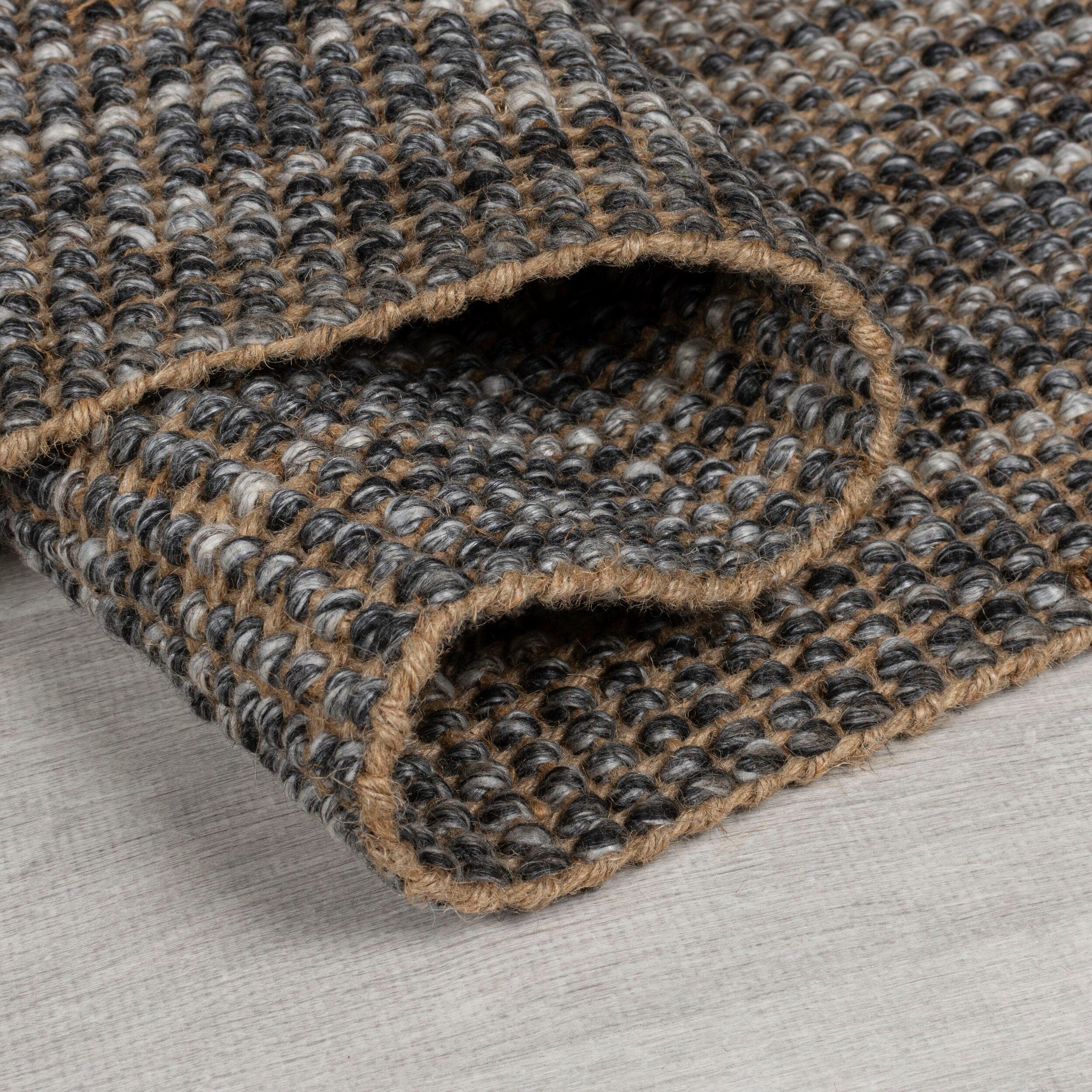 FLAIR RUGS Läufer Jute Ombre, rechteckig, Höhe: 8 mm