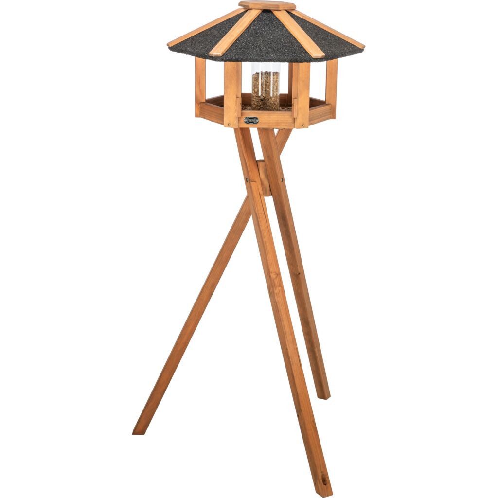 TRIXIE Vogelhaus Futterhaus - braun - ø 56 × 32 cm/1,32 m