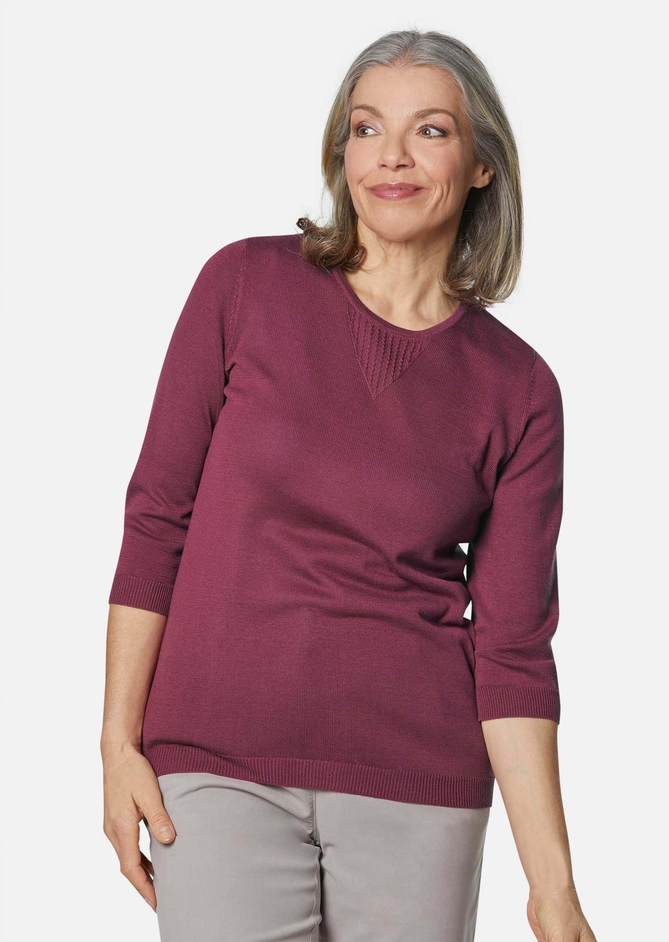 GOLDNER 3/4 Arm-Pullover Sommerlicher Strickpullover mit günstig online kaufen