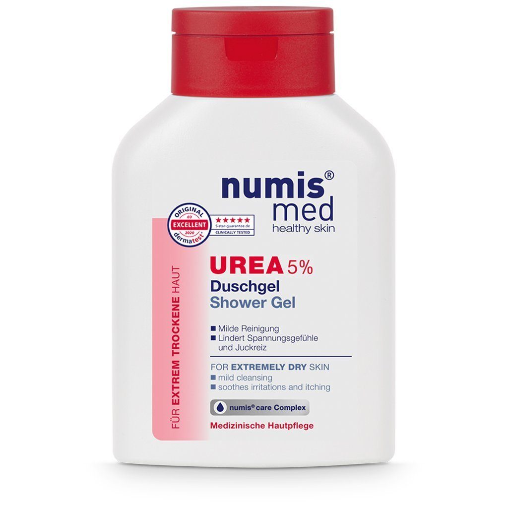 numis med Duschgel Duschgel 5% Urea für extrem trockene Haut - vegane Уход за кожей 1x 200ml, 1-tlg.