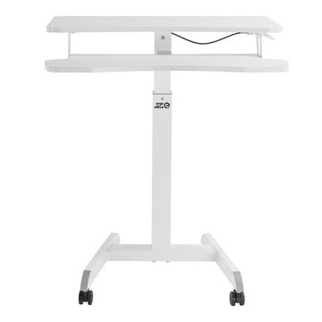Schreibtisch ER-444, stufenlos höhenverstellbar [80-120cm] zur Arbeit im Sitzen & Stehen