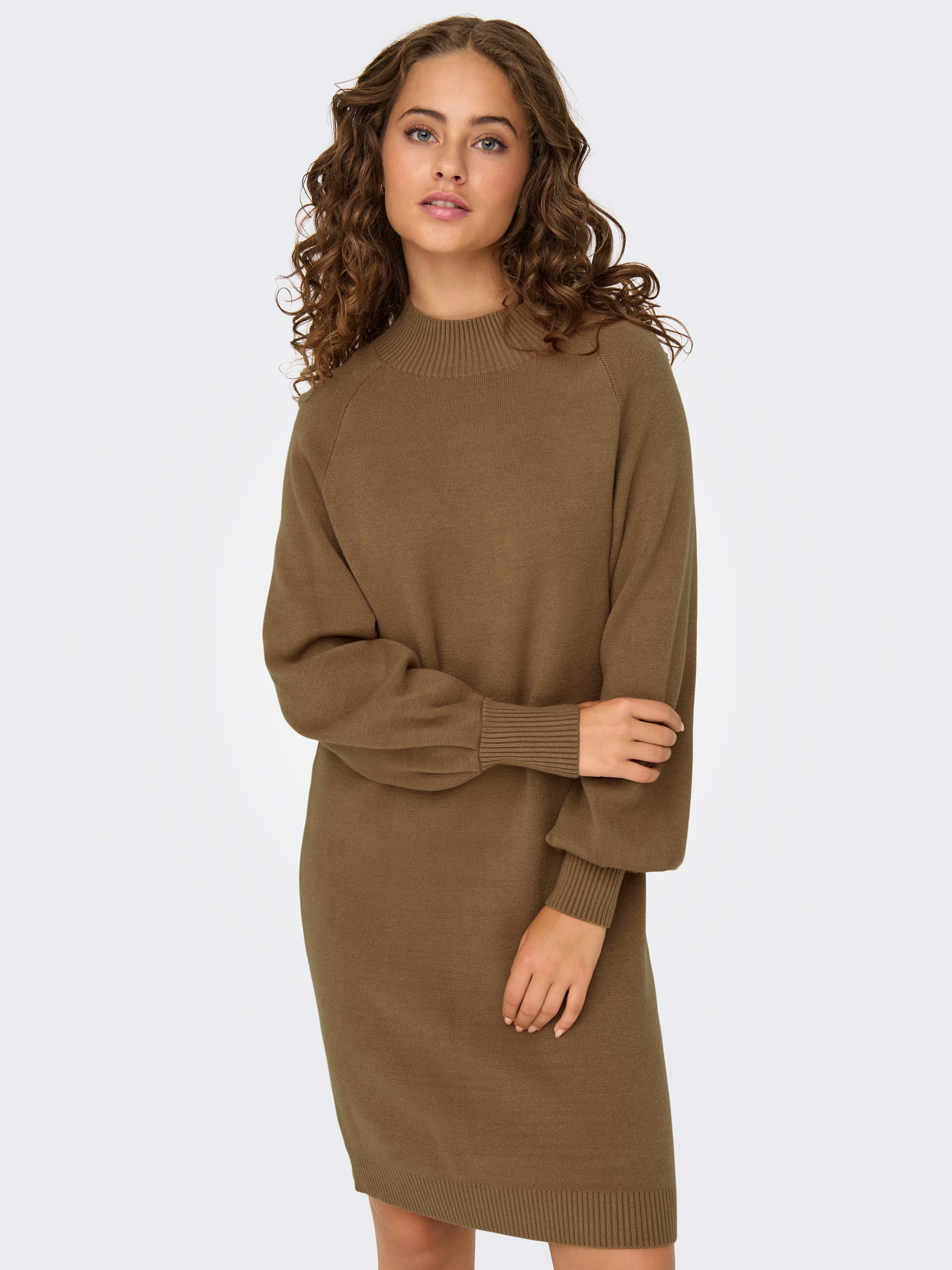 ONLY Strickkleid ONLFRIDA LIFE LS HIGHNECK günstig online kaufen