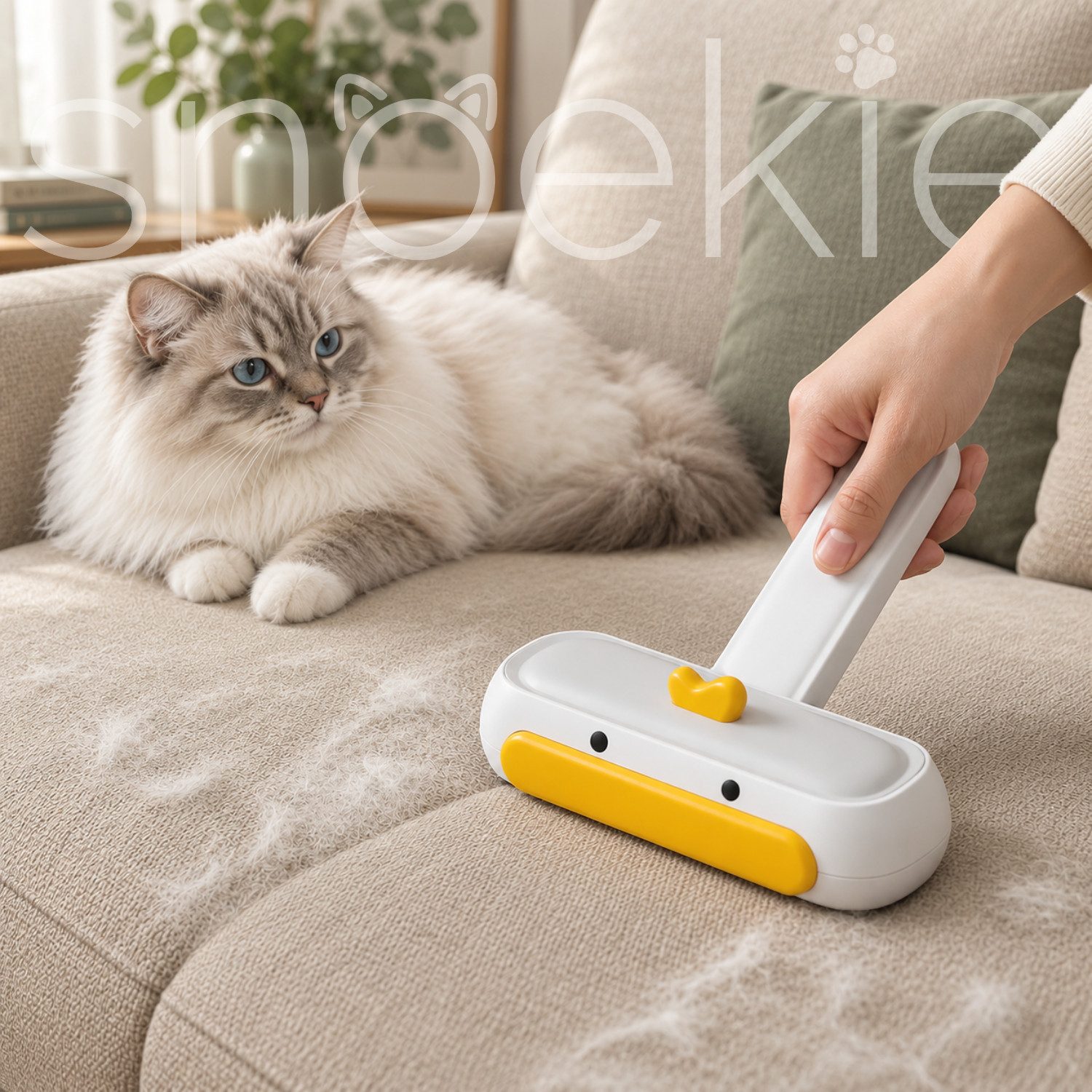 SNOEKIE Fusselroller Tierhaarentferner, Fusselentferner, für Sofa Teppich & Kleidung