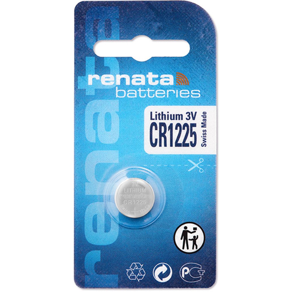 Renata Renata Knopfzelle CR 1225 3 V 1 St. 48 mAh Lithium Knopfzelle, (3.00 V)