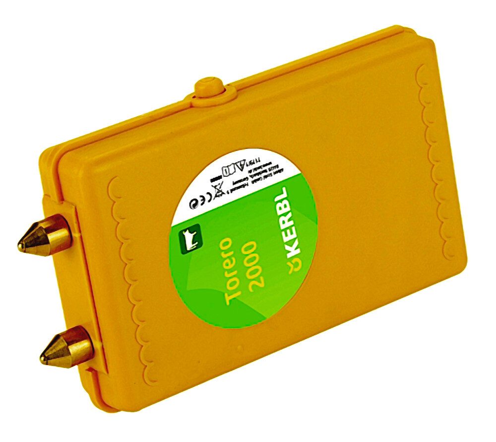 Kerbl Kleintierstall Viehtreiber Torero 2000 Taschenformat 13 x 8 x 3 cm inkl. Batterie, Starker Summtonv