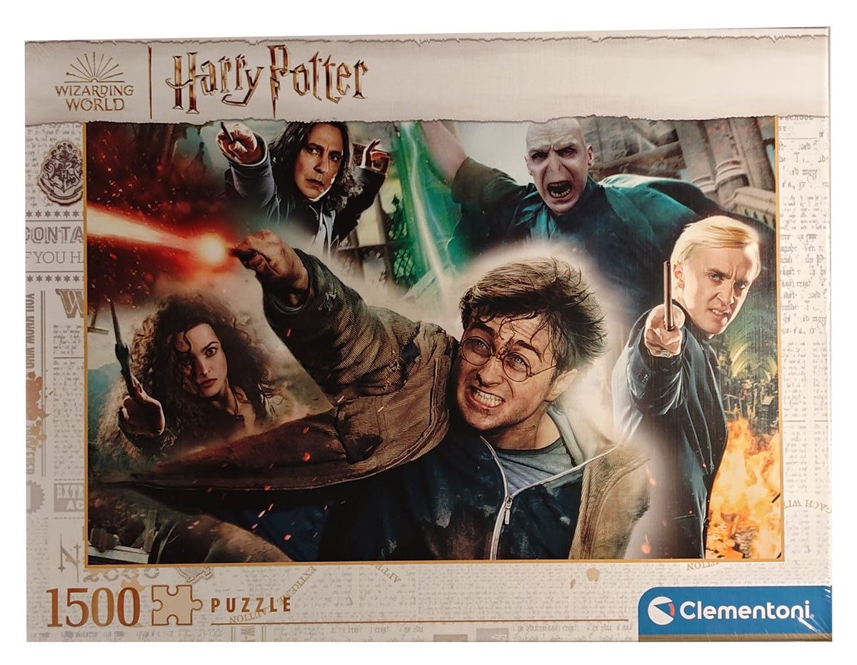 Clementoni® Puzzle Clementoni 31690 Harry Potter Puzzle 1500 Teile Hogwarts Fanartikel, 1500 Puzzleteile