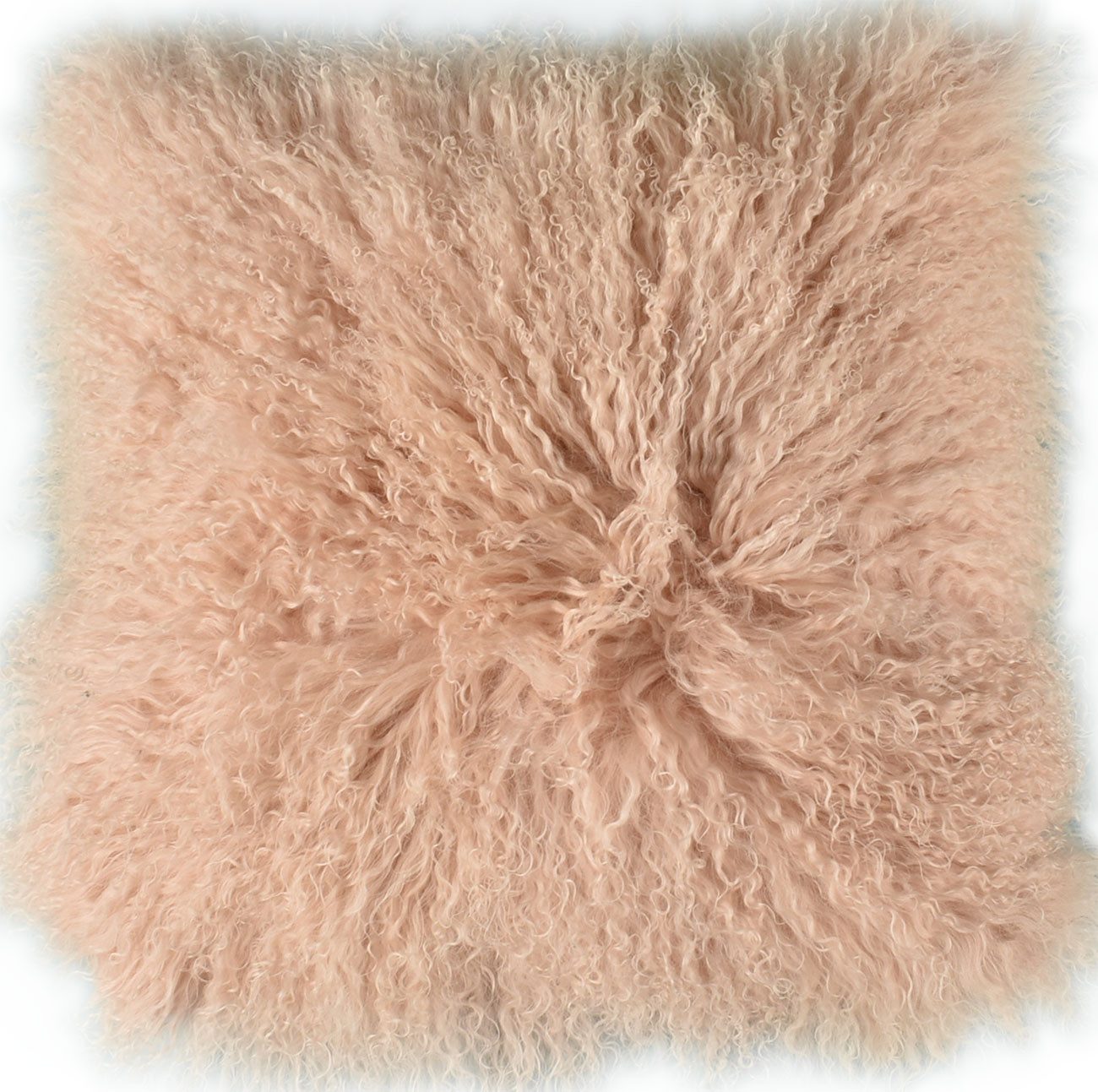 Dekokissen Echtes Tibet Lammfell Kissenbezug Grau Schwarz Braun Beige oder Weiß