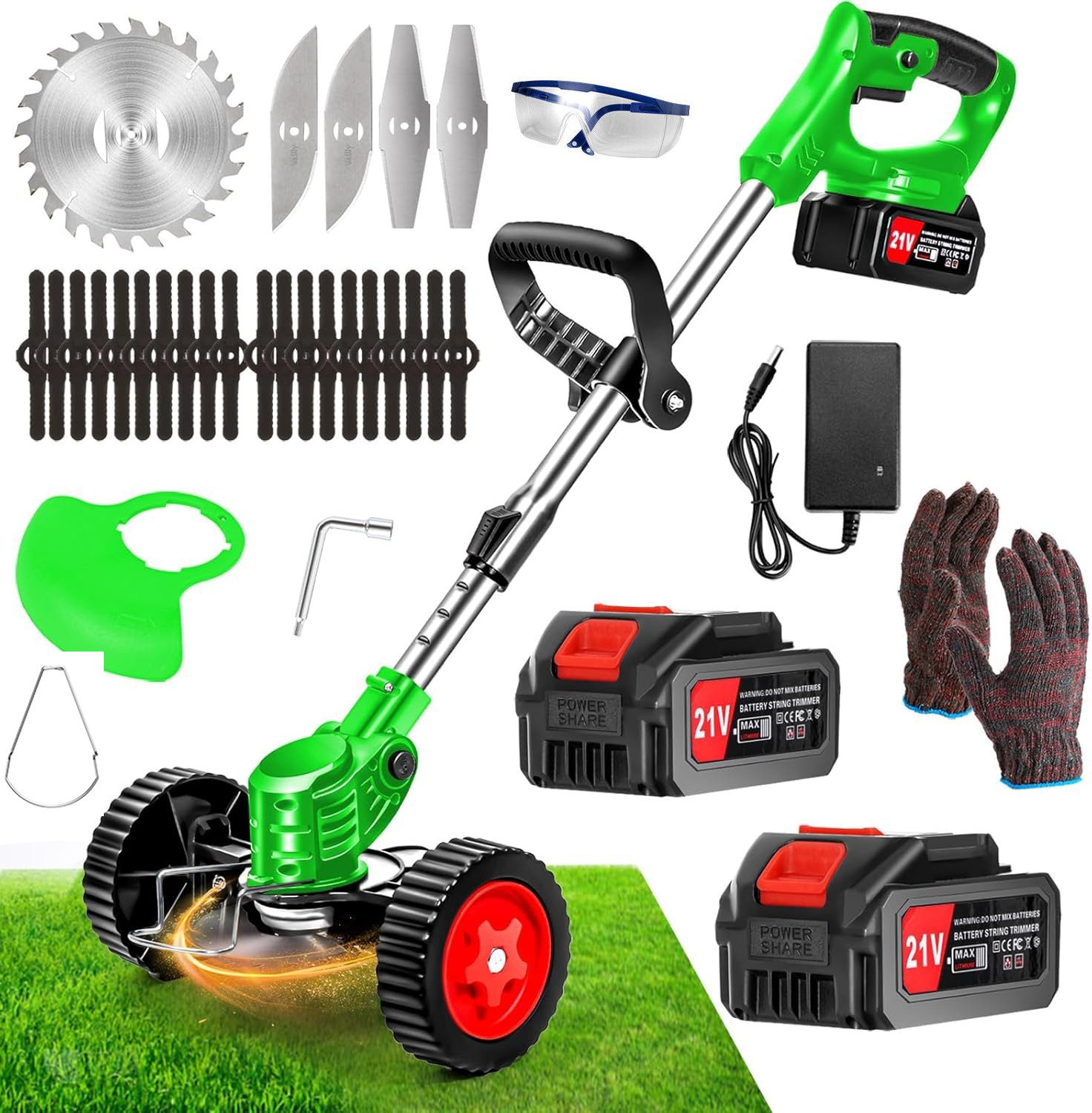 ZREE Akku-Rasentrimmer 21V Elektrischer Rasentrimmer 3-in-1 günstig online kaufen